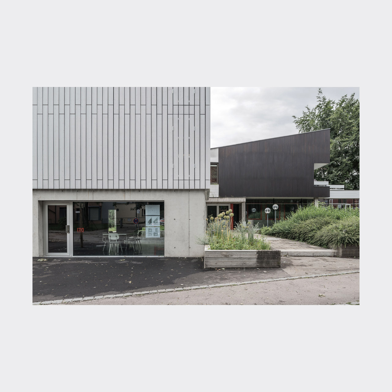 Architekturfotografie Aufstockung Doppelgarage zum Büro und Studio Königsbrunn