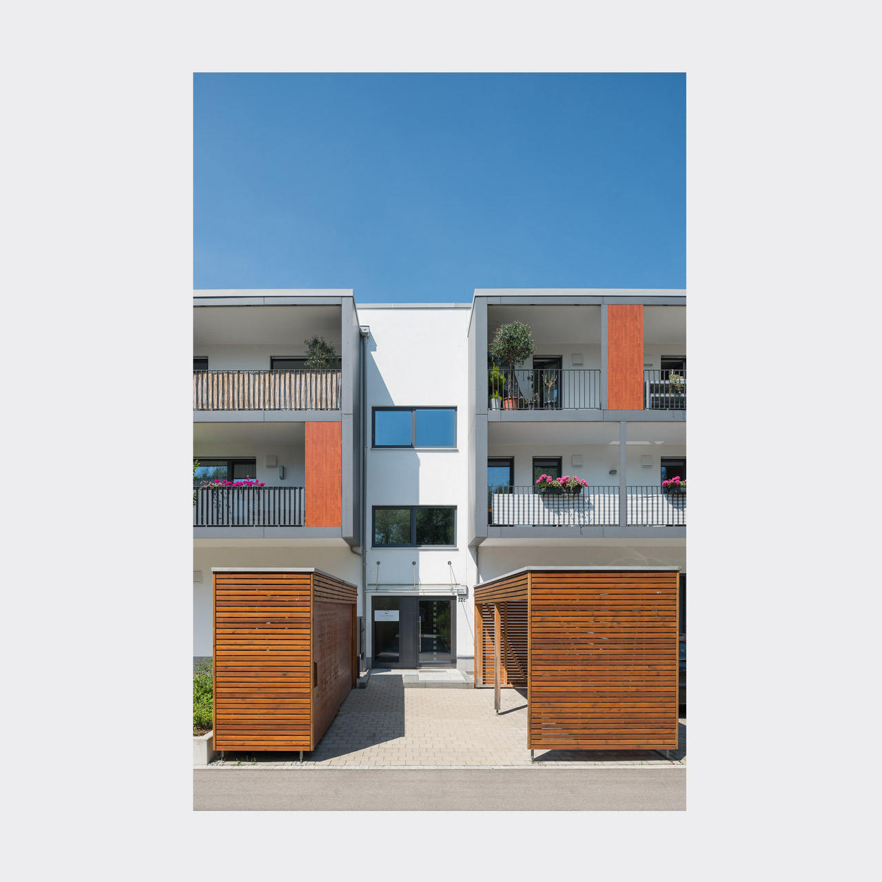 Architekturfotografie Wohnanlage Lechterrassen Landsberg am Lech