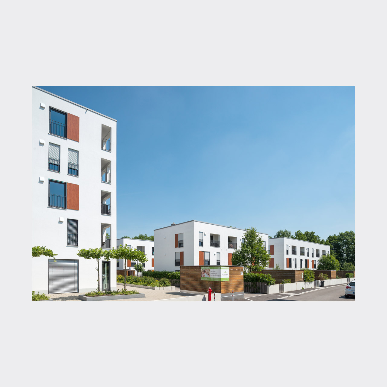 Architekturfotografie Wohnanlage Lechterrassen Landsberg am Lech