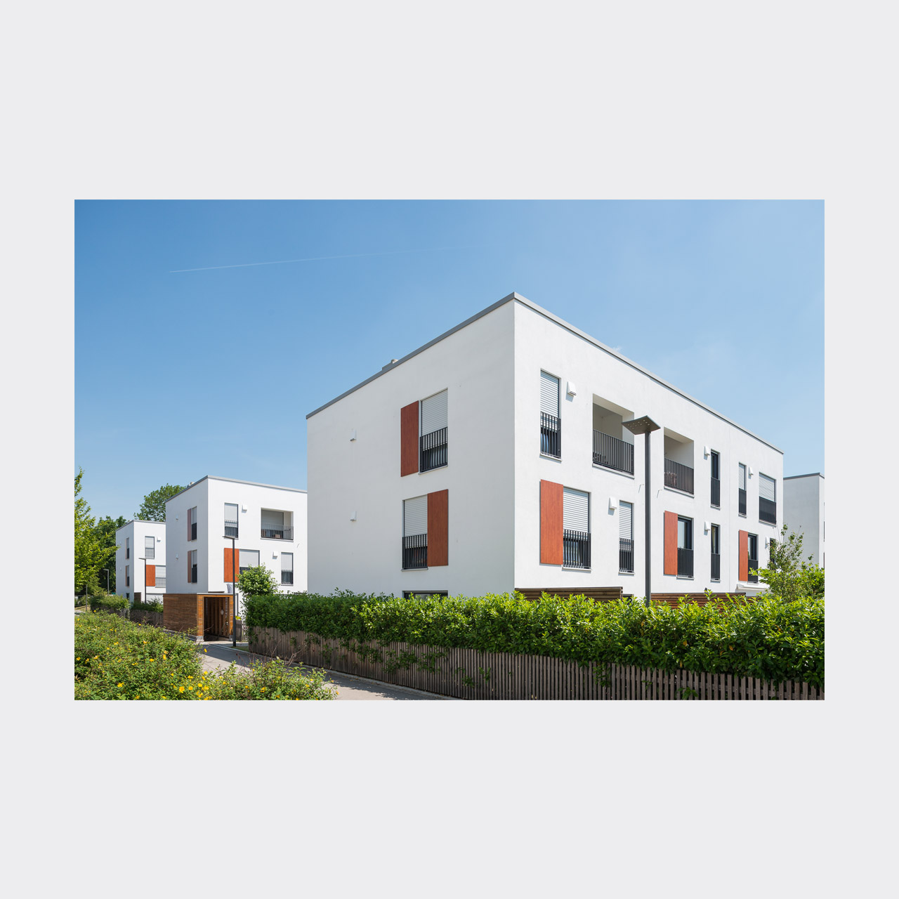 Architekturfotografie Wohnanlage Lechterrassen Landsberg am Lech