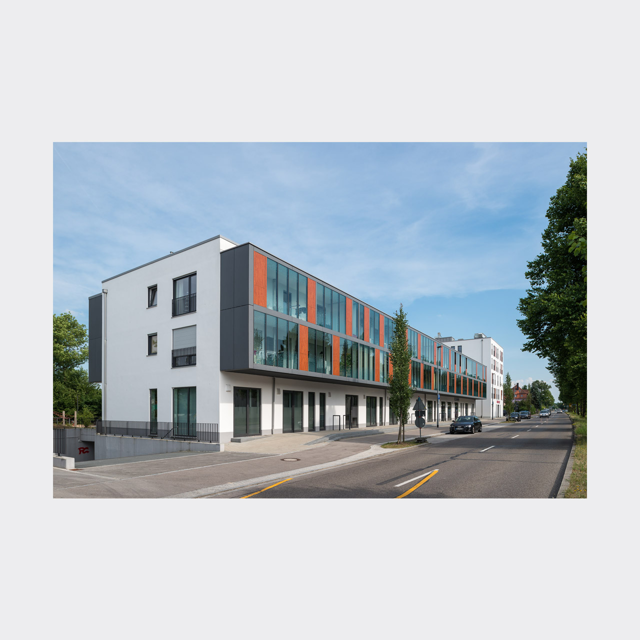 Architekturfotografie Wohnanlage Lechterrassen Landsberg am Lech