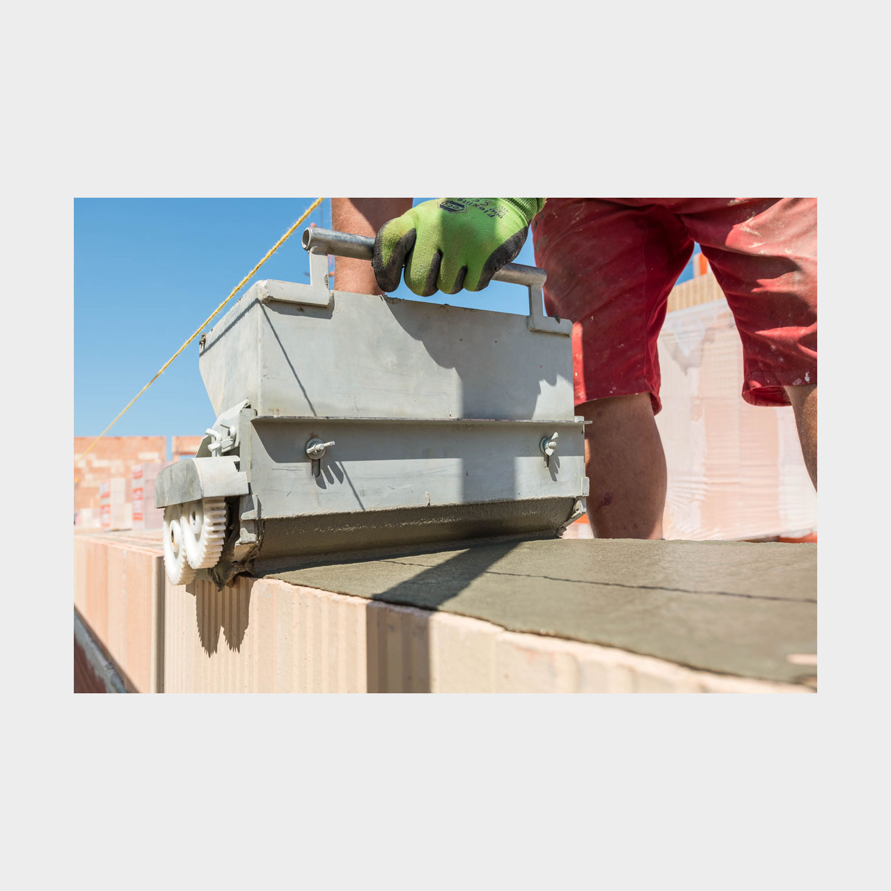Architekturfotografie Lauingen Bauen mit Planziegel Reportage