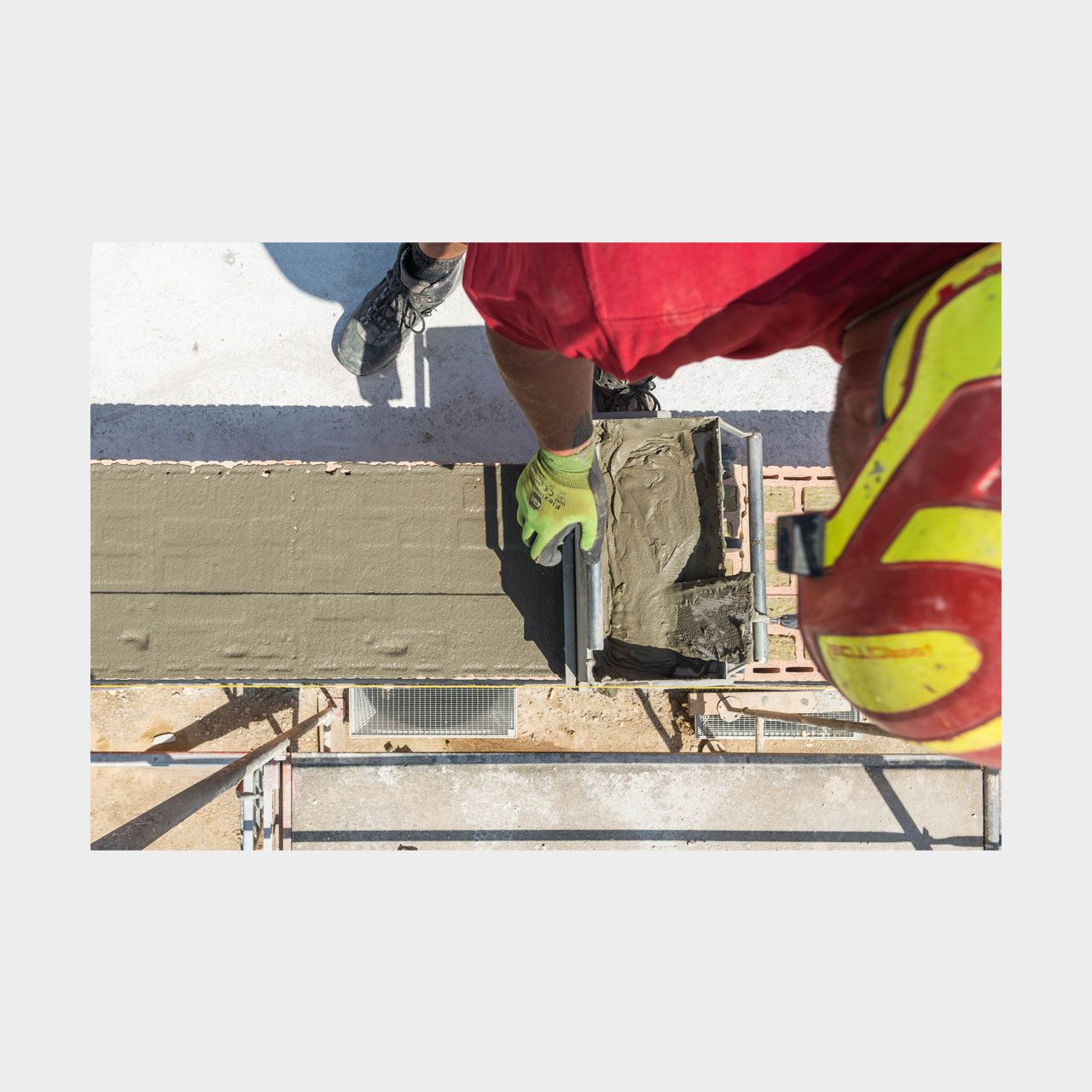 Architekturfotografie Lauingen Bauen mit Planziegel Reportage