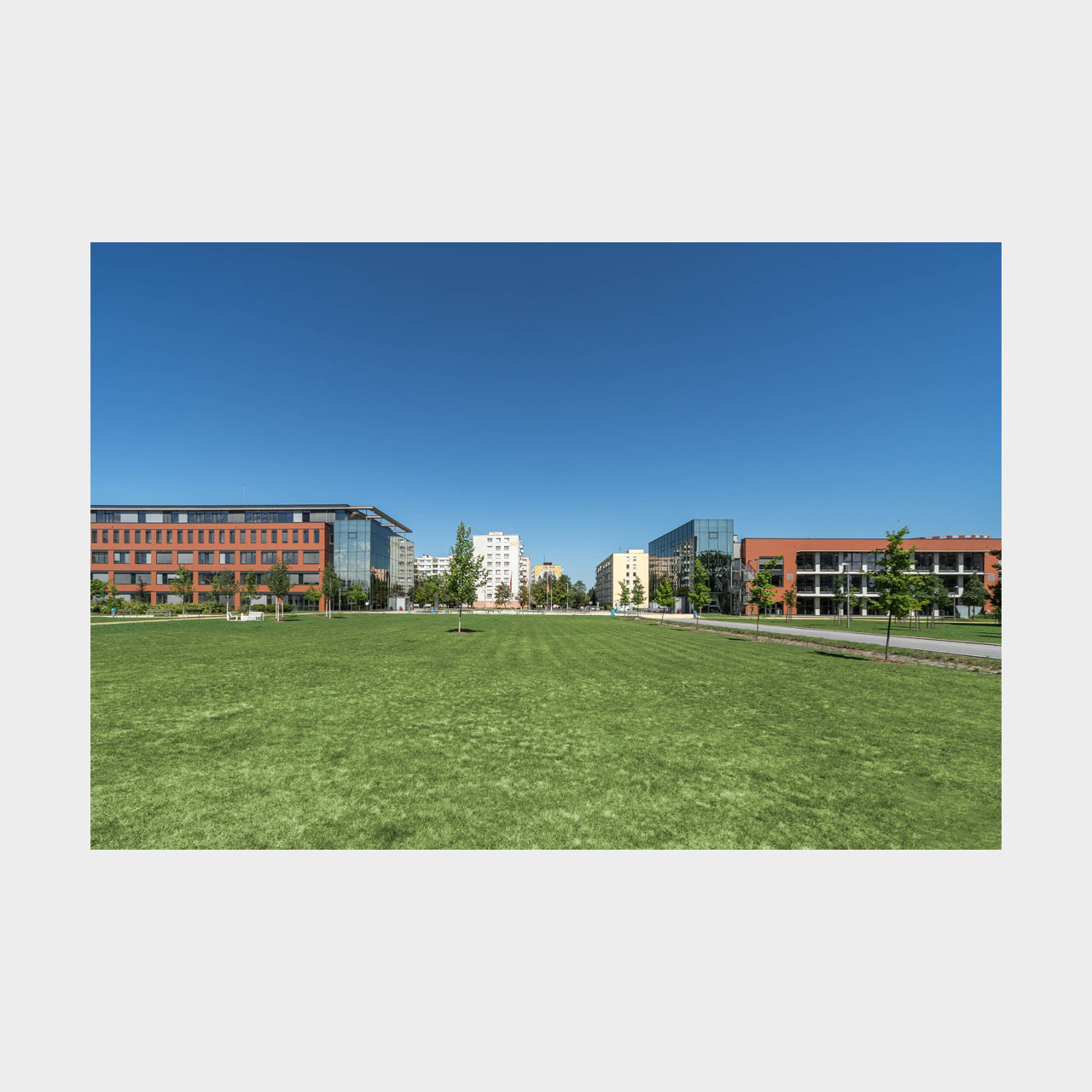 Architekturfotografie Budweis Südböhmische Universität Rektorat und Philosophische Fakultät