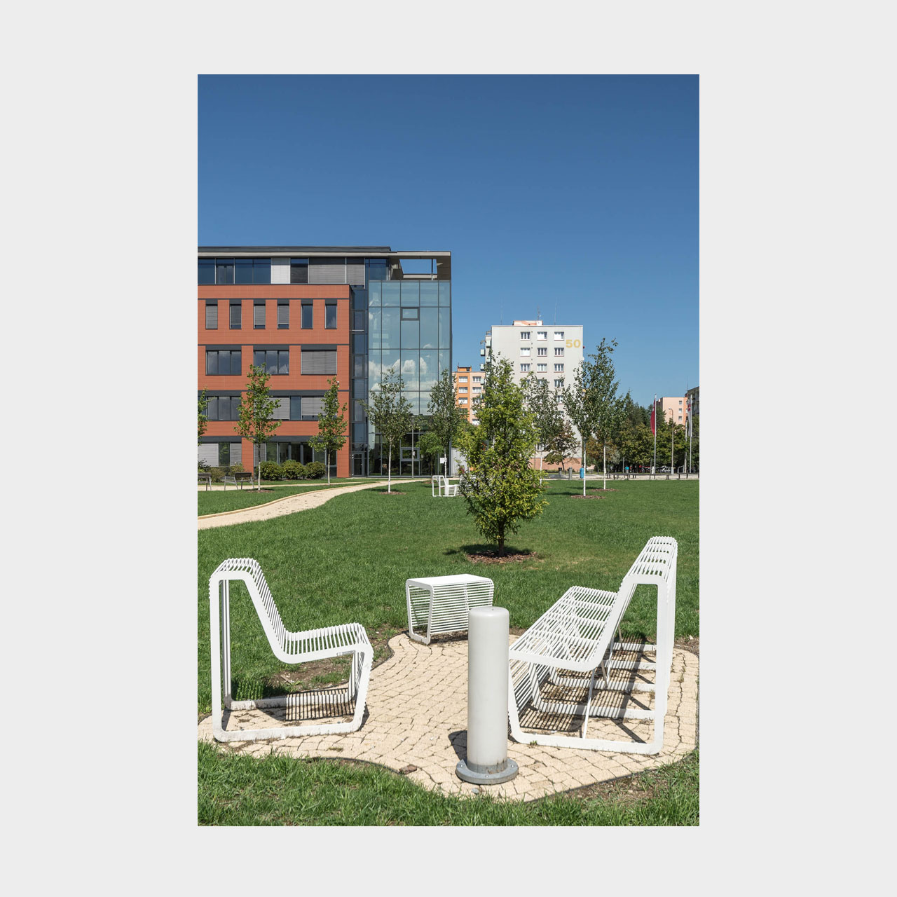 Architekturfotografie Budweis Südböhmische Universität Rektorat und Philosophische Fakultät