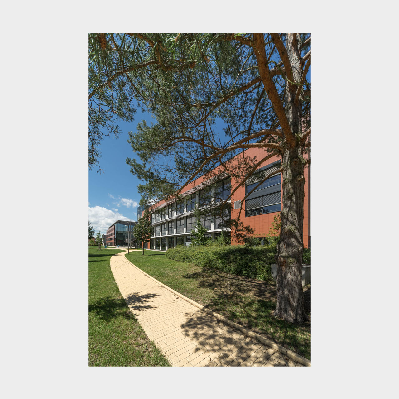 Architekturfotografie Budweis Südböhmische Universität Rektorat und Philosophische Fakultät