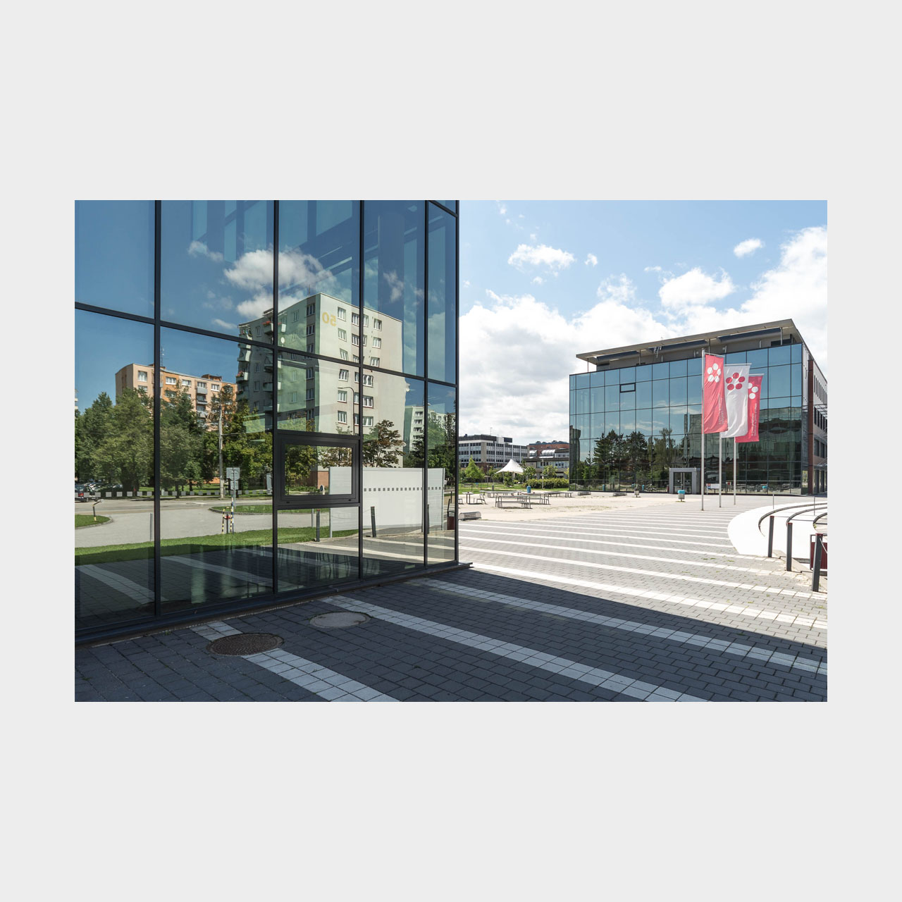 Architekturfotografie Budweis Südböhmische Universität Rektorat und Philosophische Fakultät