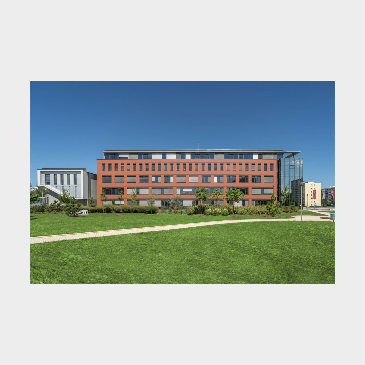 Architekturfotografie Budweis Südböhmische Universität Rektorat und Philosophische Fakultät