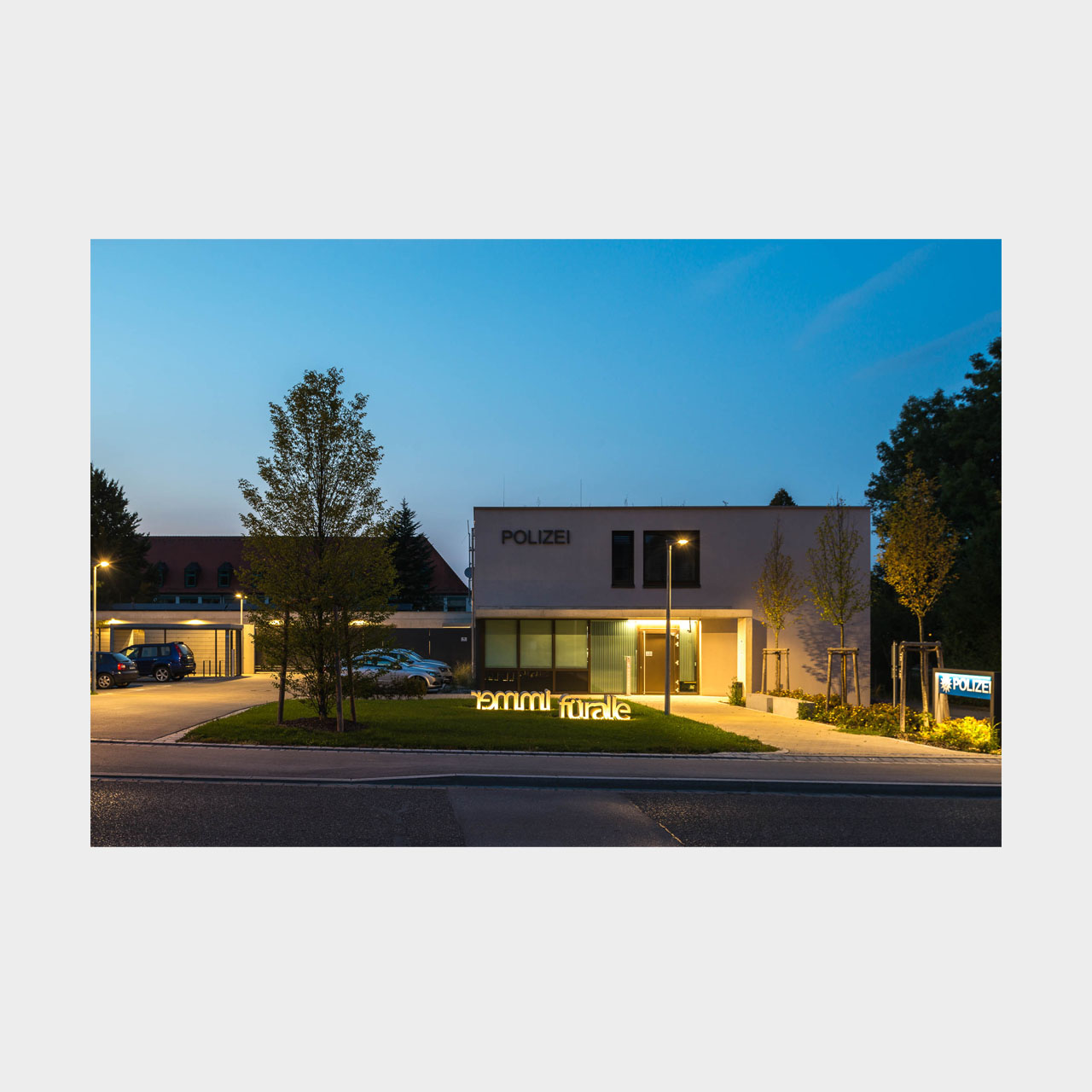 Architekturfotografie Mindelheim Polizeirevier