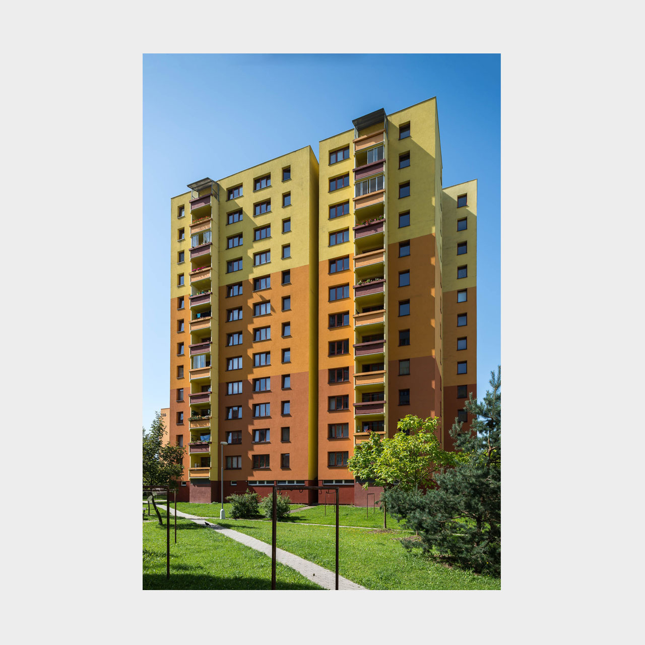 Architekturfotografie Wohnsiedlung Maj Budweis