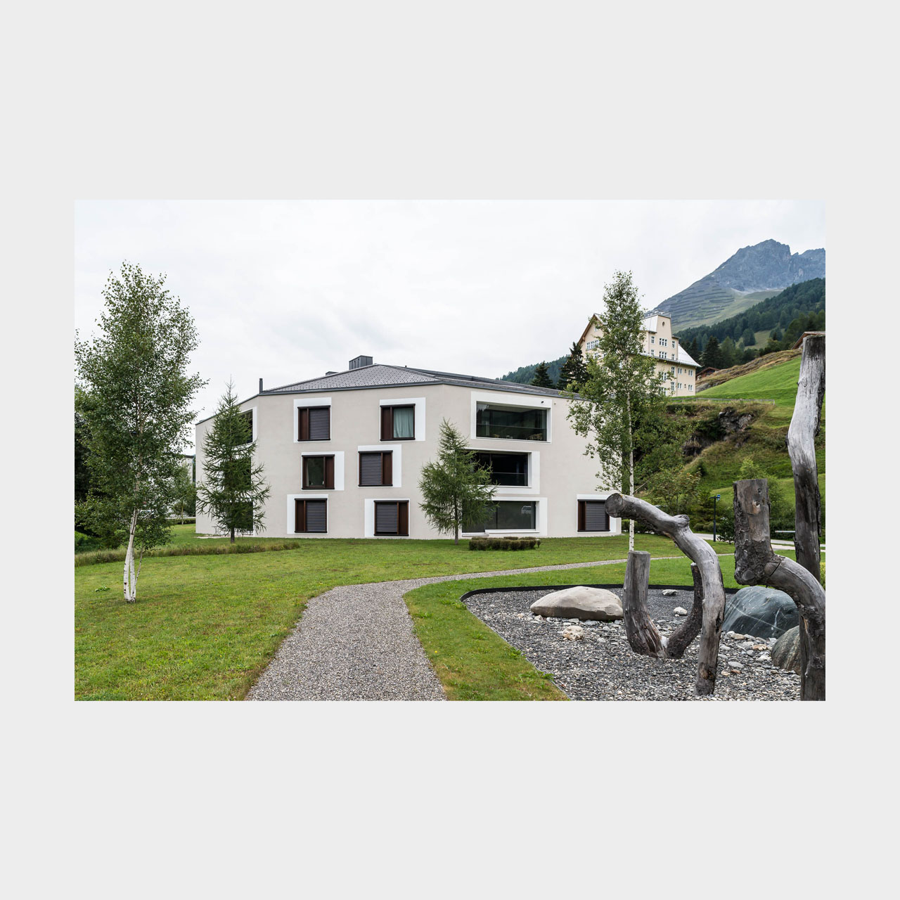 Architekturfotografie Wohnanlage Seepromenade Davos