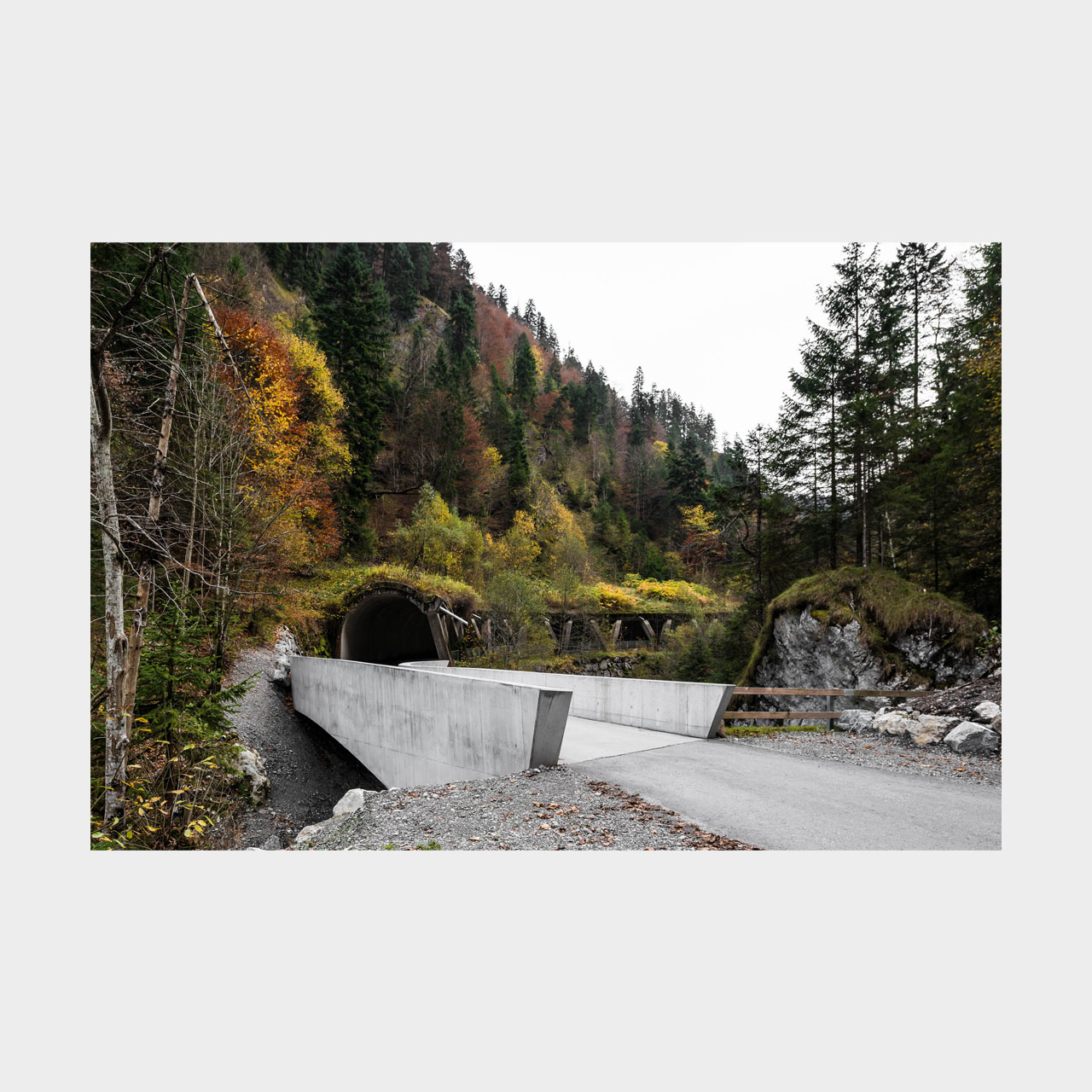Architekturfotografie Schanerlochbrücke Ebnit