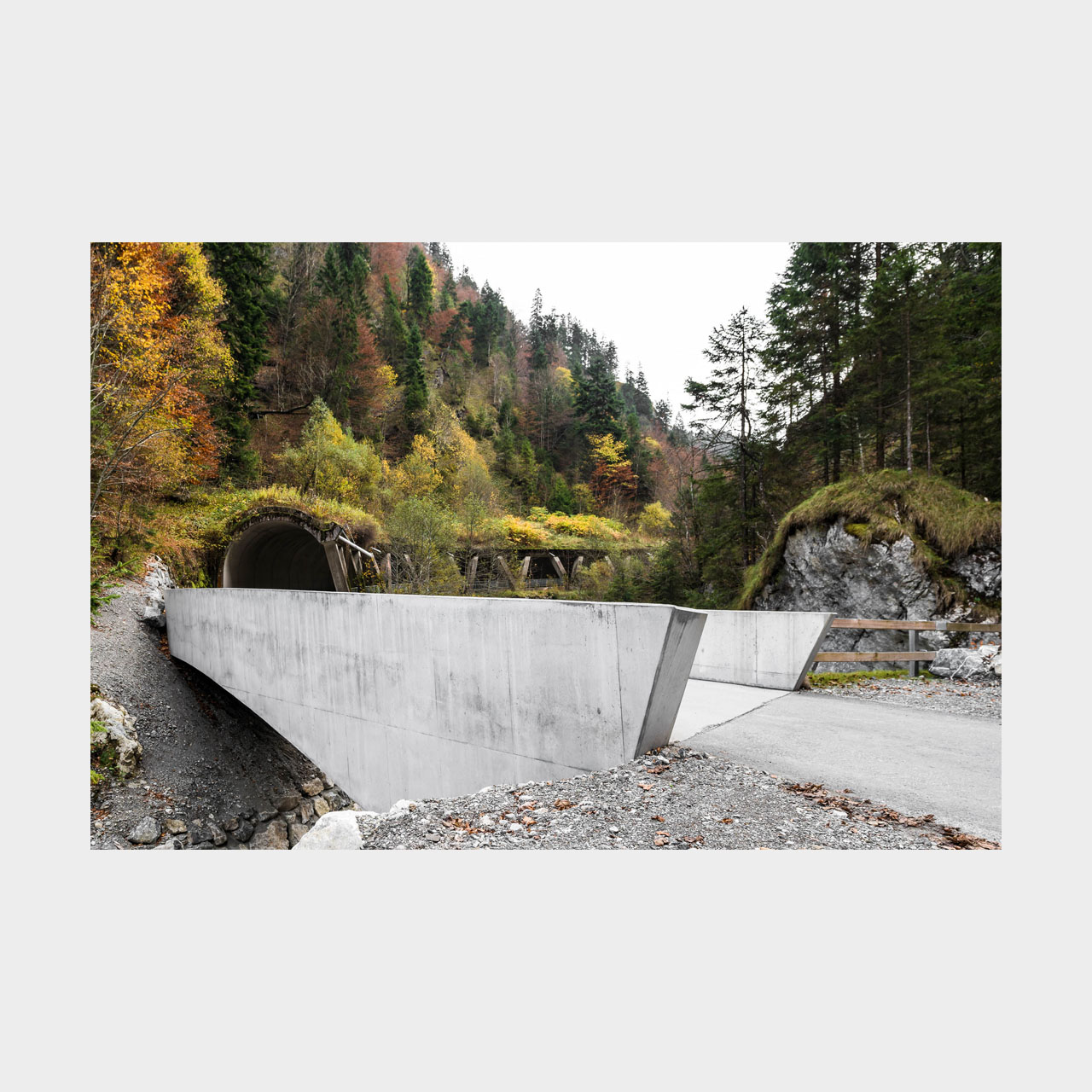 Architekturfotografie Schanerlochbrücke Ebnit