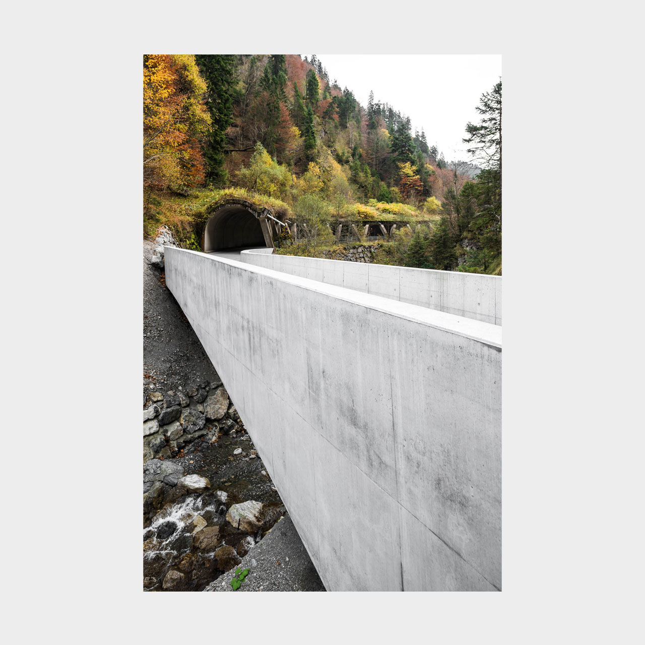 Architekturfotografie Schanerlochbrücke Ebnit