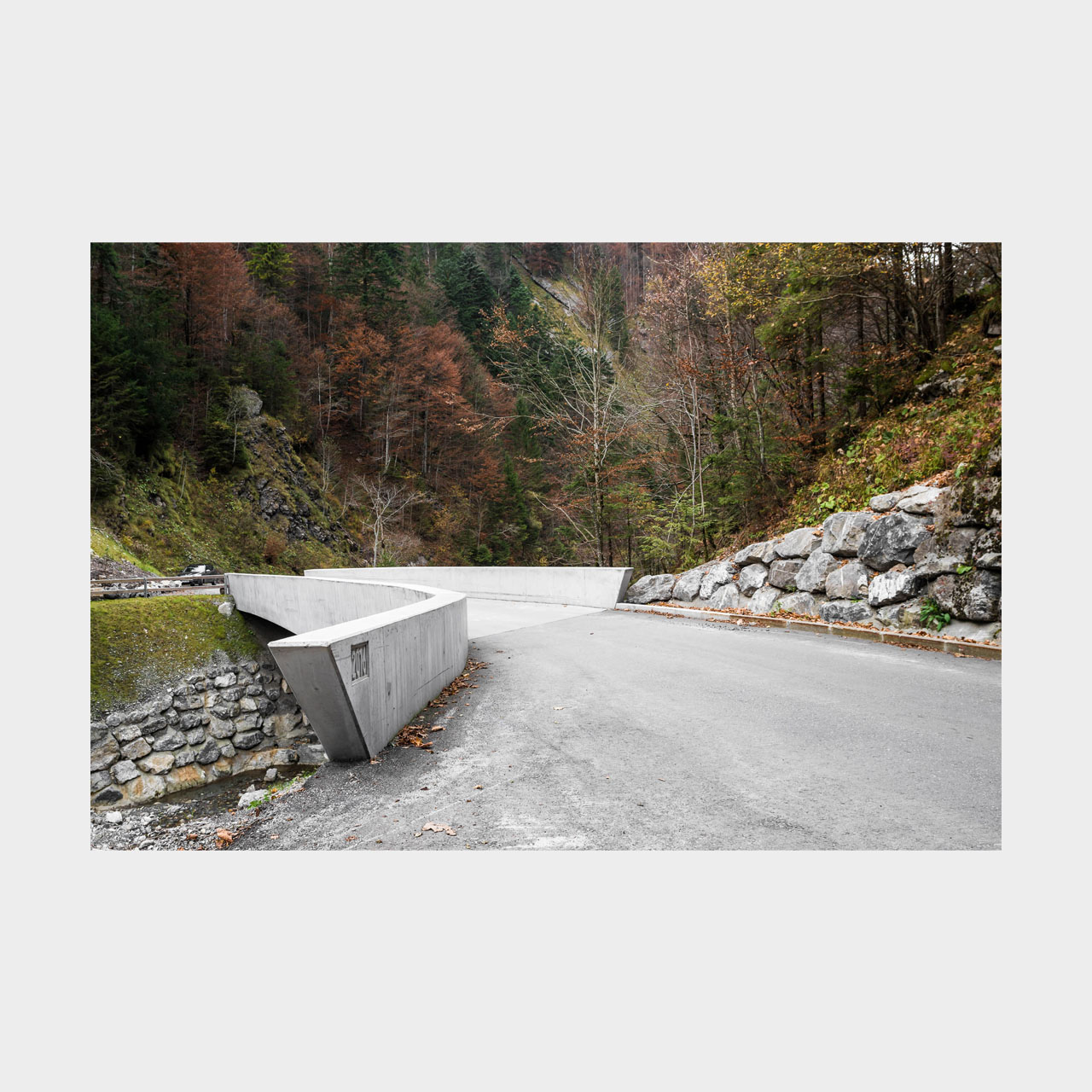Architekturfotografie Schanerlochbrücke Ebnit