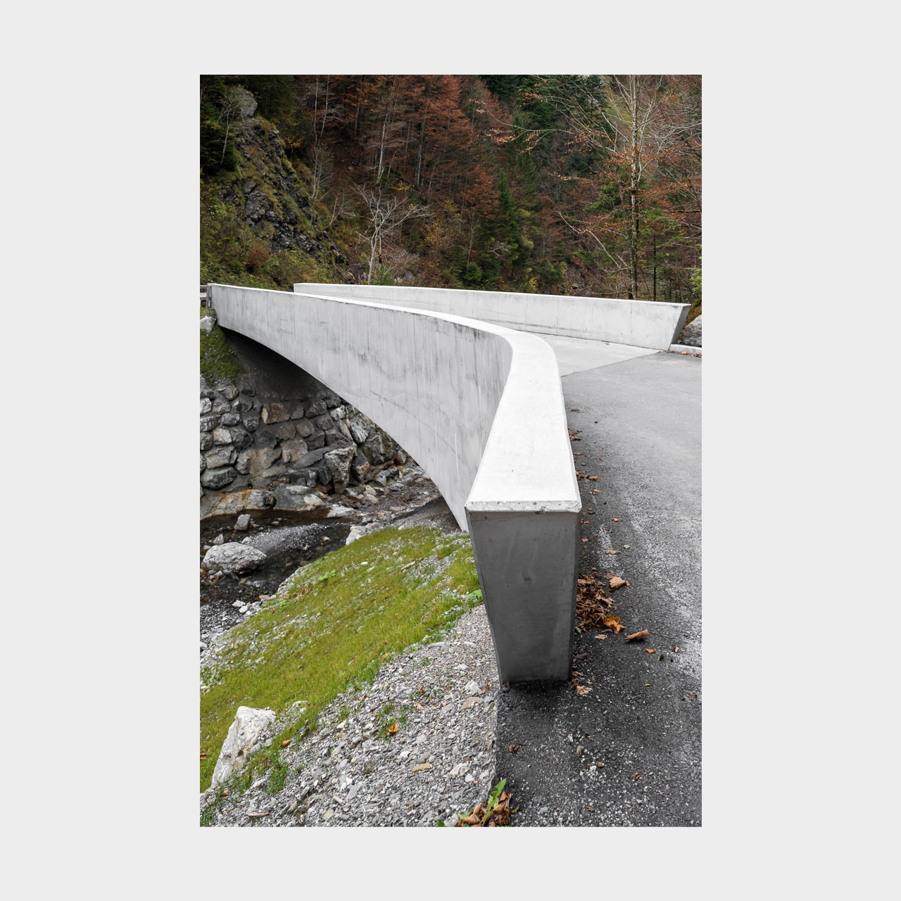 Architekturfotografie Schanerlochbrücke Ebnit
