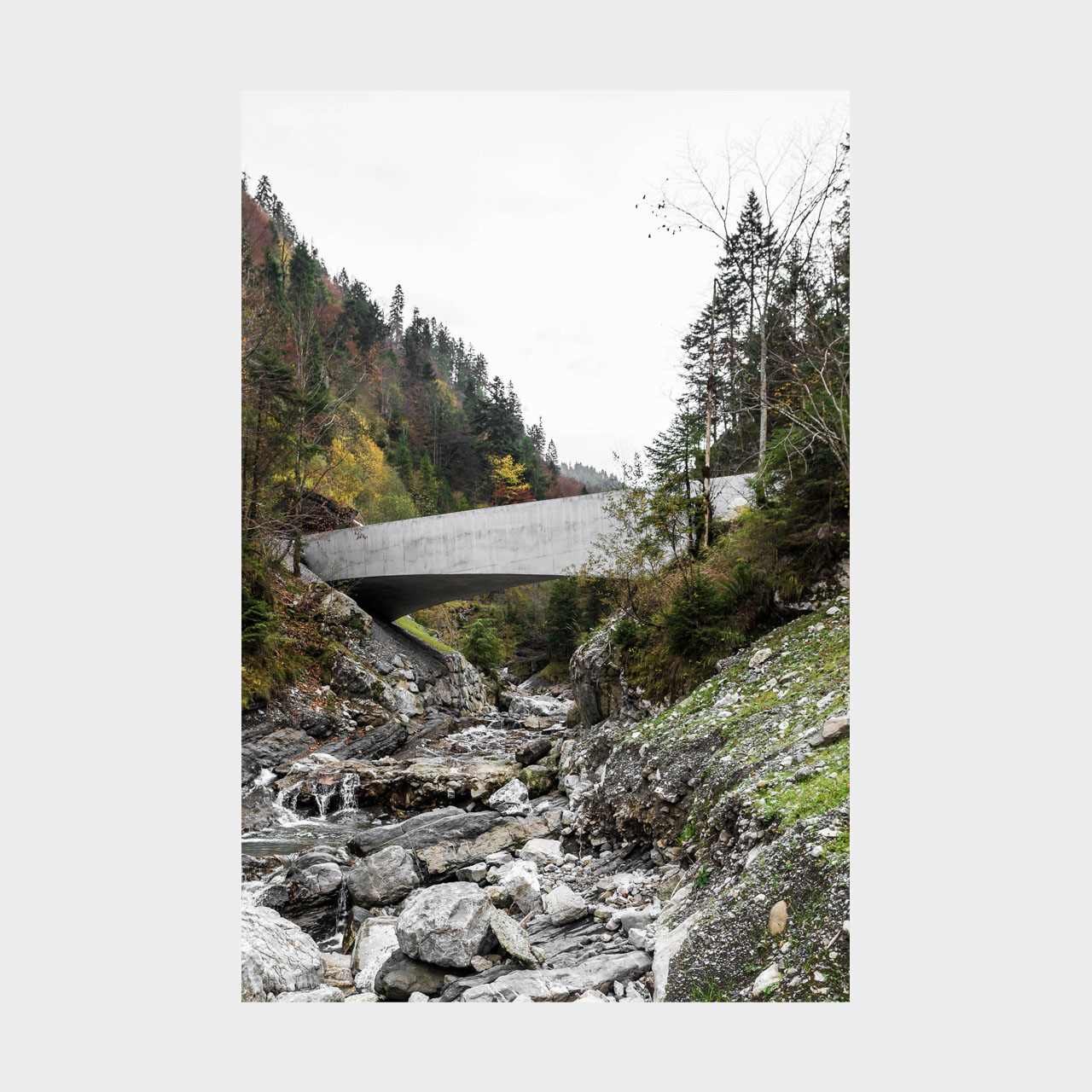 Architekturfotografie Schanerlochbrücke Ebnit