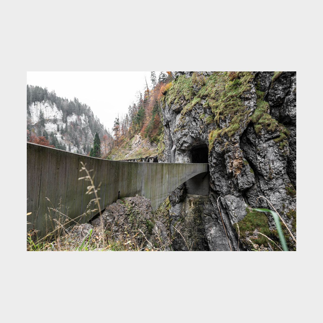 Architekturfotografie Schaufelschluchtbrücke Ebnit