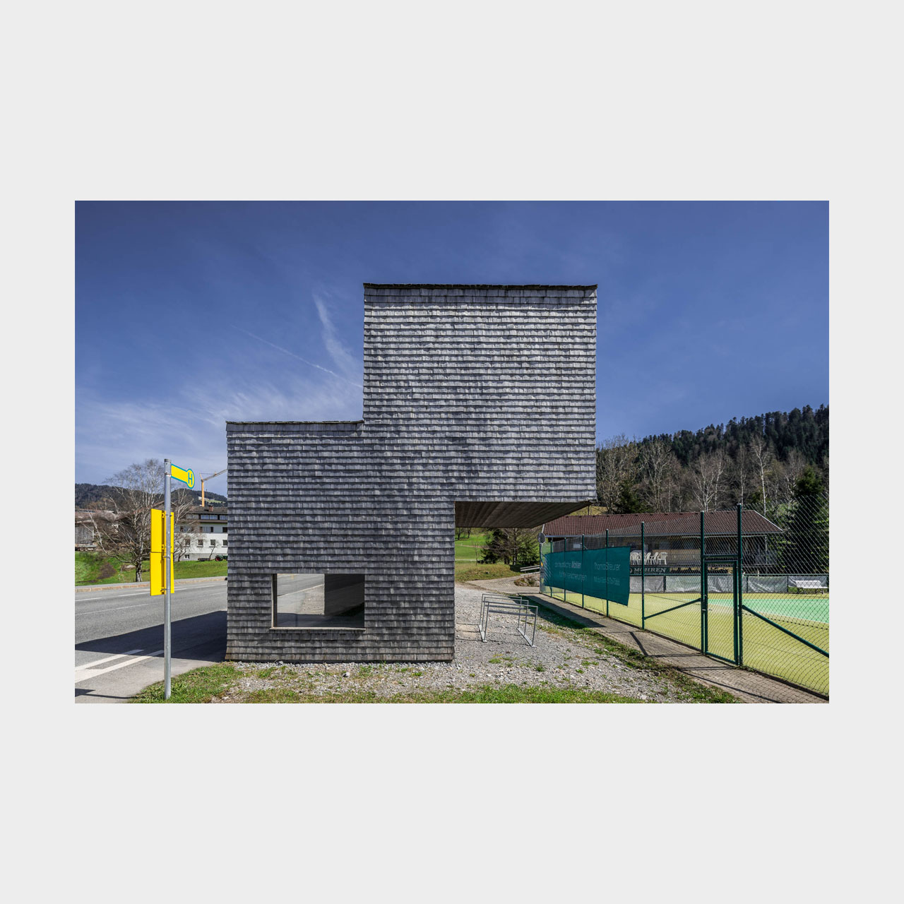 Architekturfotografie Krumbach Bushaltestelle Kressbad