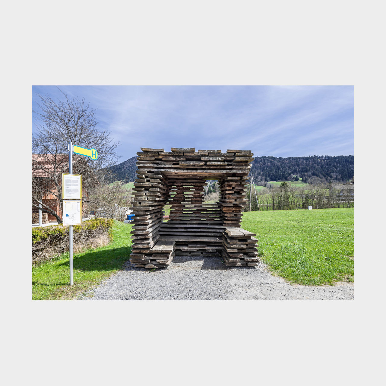 Architekturfotografie Krumbach Bushaltestelle Unterkrumbach Nord