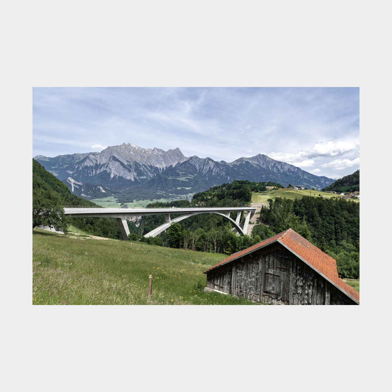 Architekturfotografie Taminabrücke Pfäfers