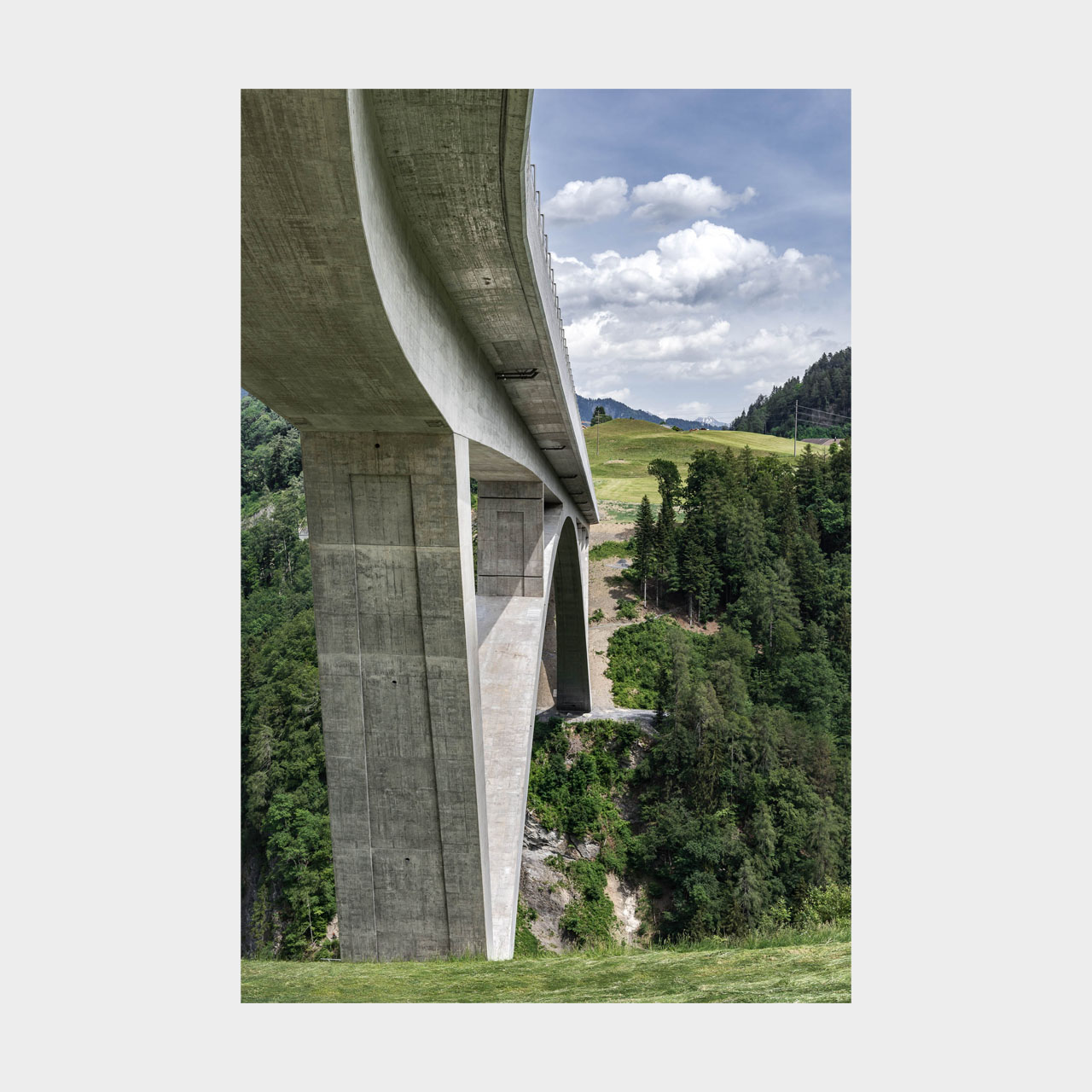Architekturfotografie Taminabrücke Pfäfers