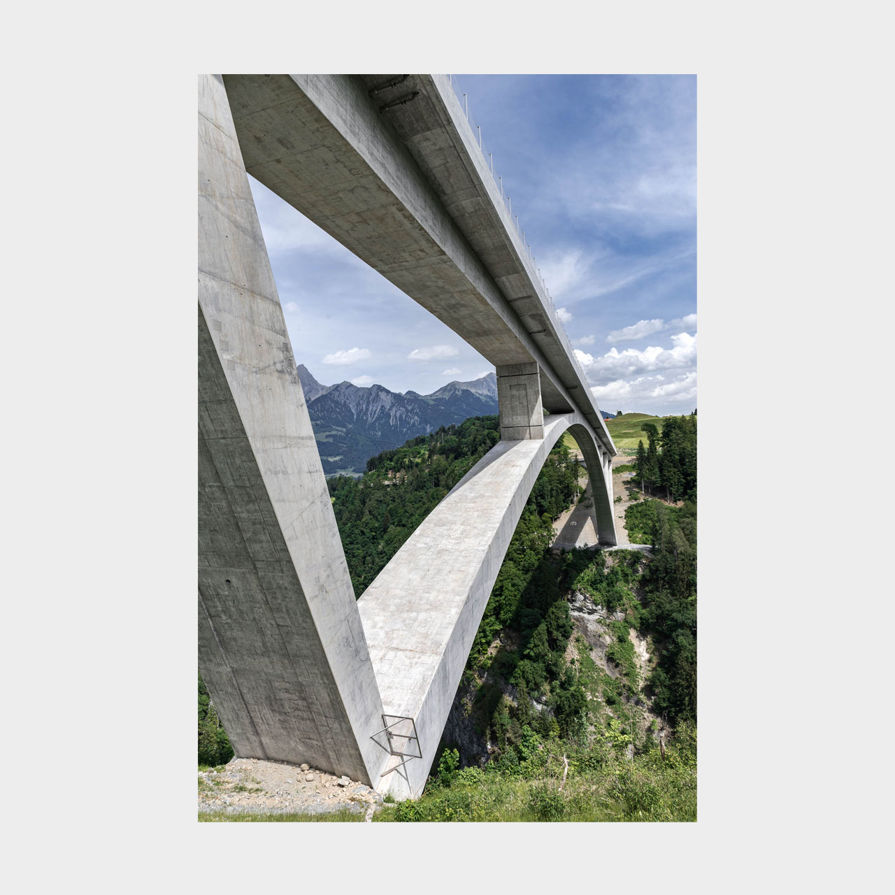 Architekturfotografie Taminabrücke Pfäfers