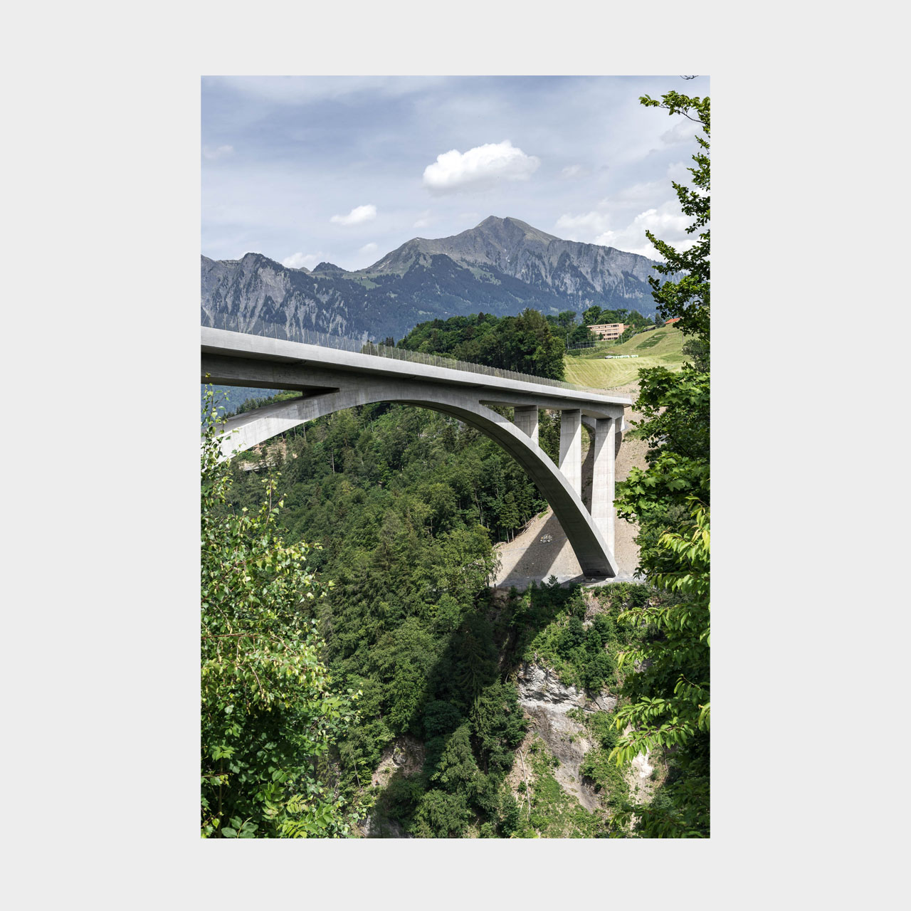 Architekturfotografie Taminabrücke Pfäfers