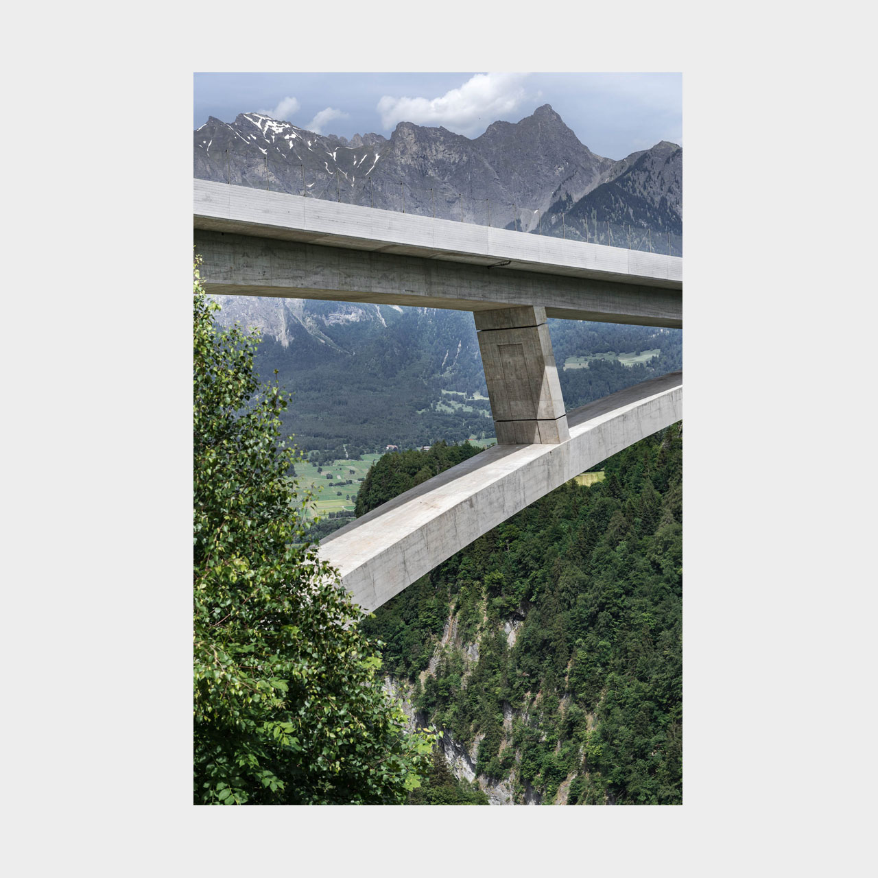 Architekturfotografie Taminabrücke Pfäfers