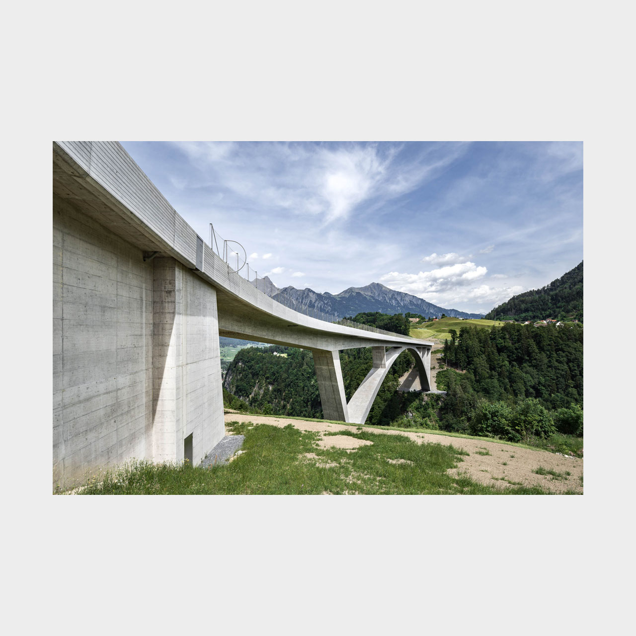Architekturfotografie Taminabrücke Pfäfers