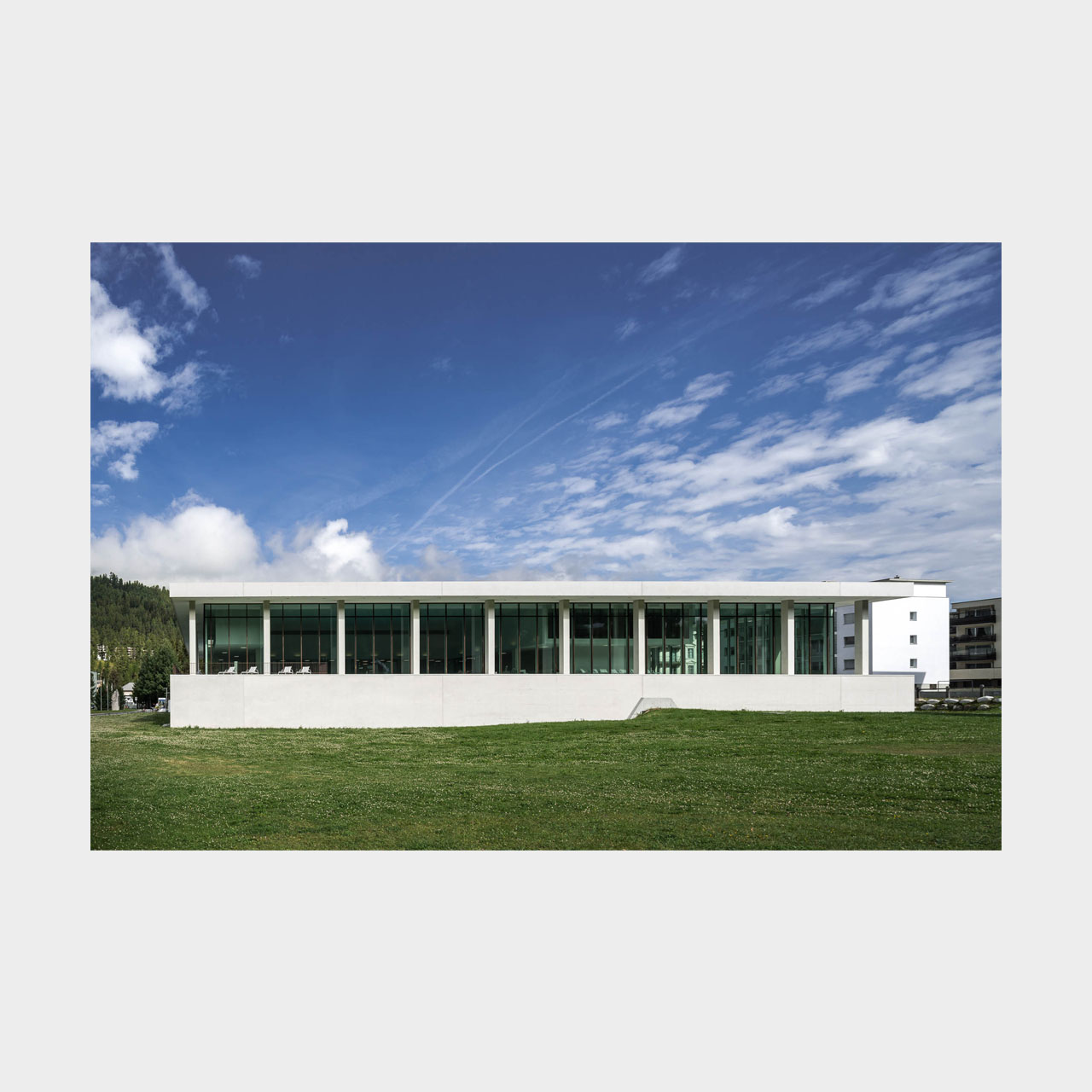 Architekturfotografie Ovaverva Hallenbad Sankt Moritz