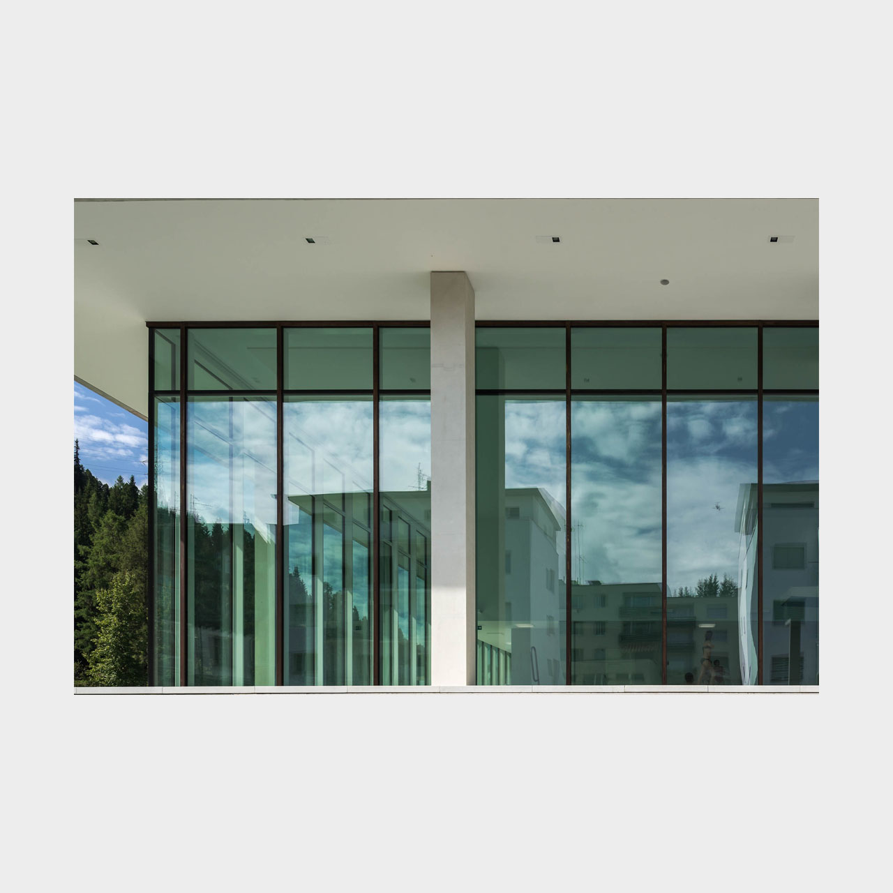 Architekturfotografie Ovaverva Hallenbad Sankt Moritz