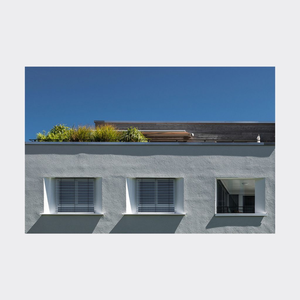 Architekturfotografie Wohnanlage Alpenpanorama Lindenberg. Foto: Gerd Schaller / BAUWERK PERSPEKTIVEN