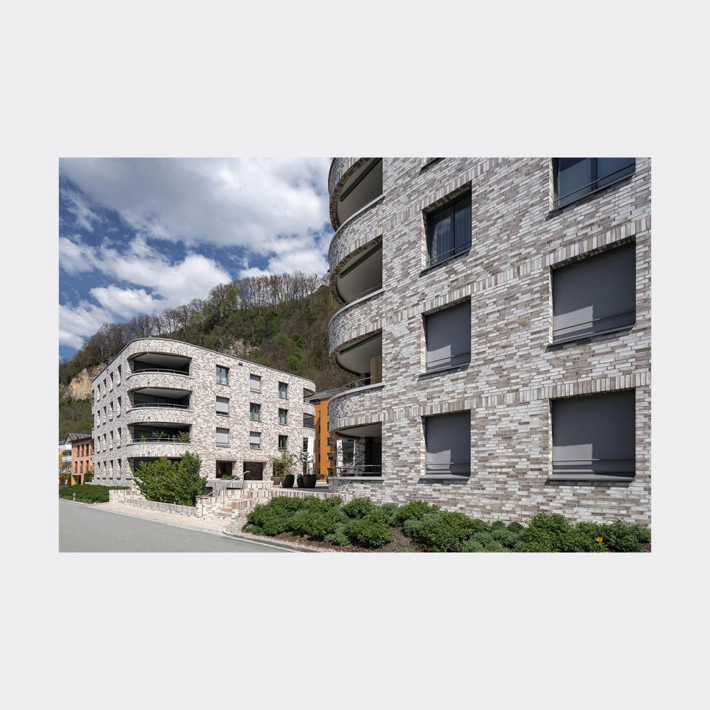 Architekturfotografie Wohnsiedlung Vaduz. Foto: Gerd Schaller / BAUWERK PERSPEKTIVEN