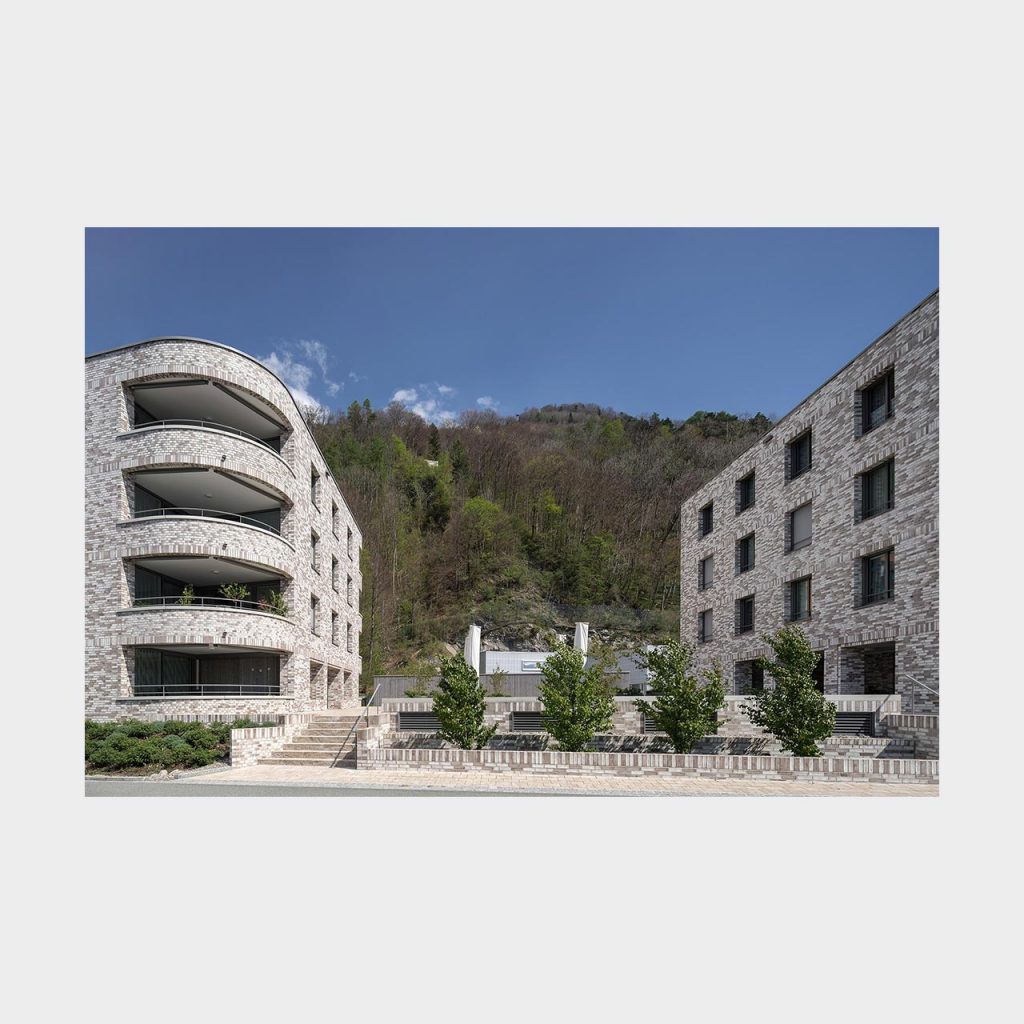 Architekturfotografie Wohnsiedlung Vaduz. Foto: Gerd Schaller / BAUWERK PERSPEKTIVEN