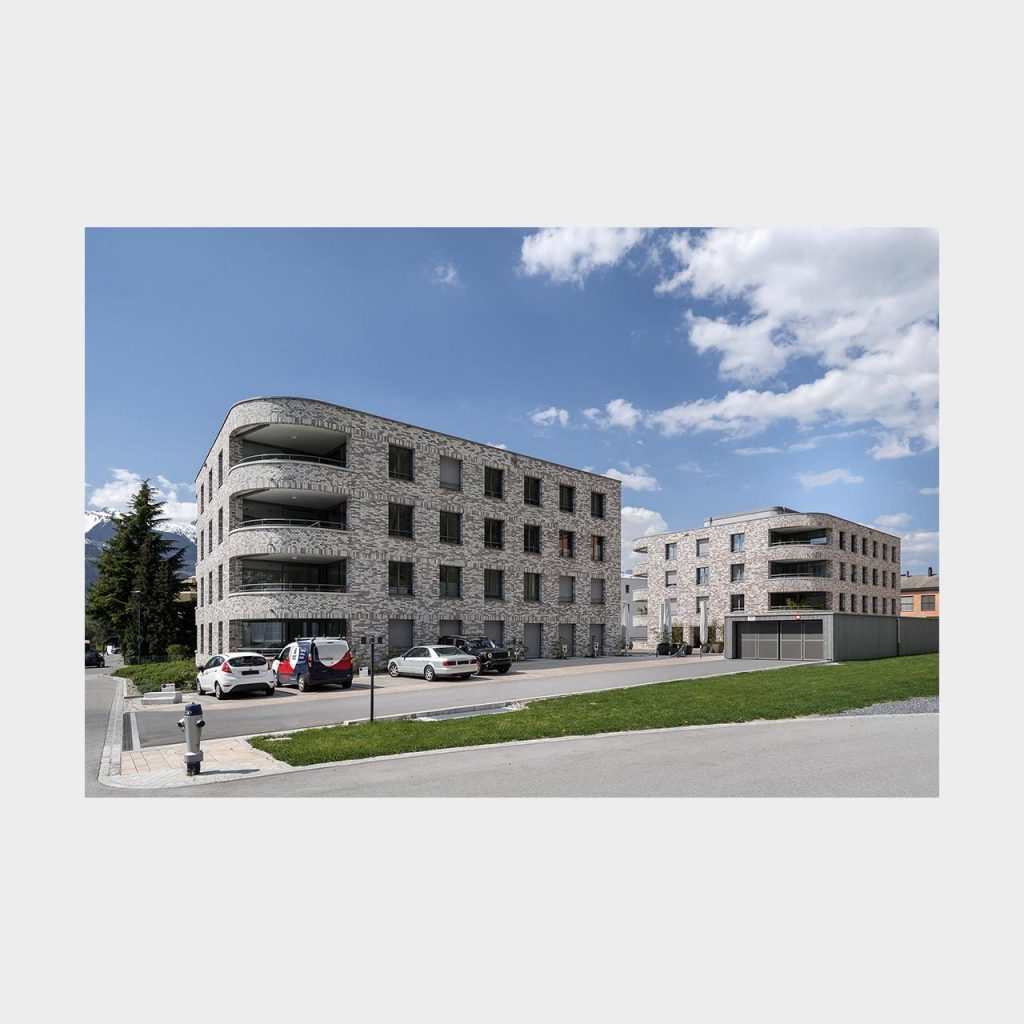 Architekturfotografie Wohnsiedlung Vaduz. Foto: Gerd Schaller / BAUWERK PERSPEKTIVEN