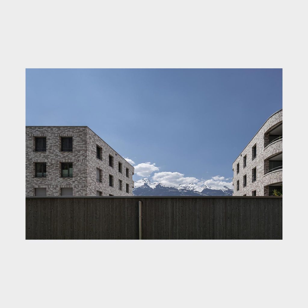 Architekturfotografie Wohnsiedlung Vaduz. Foto: Gerd Schaller / BAUWERK PERSPEKTIVEN