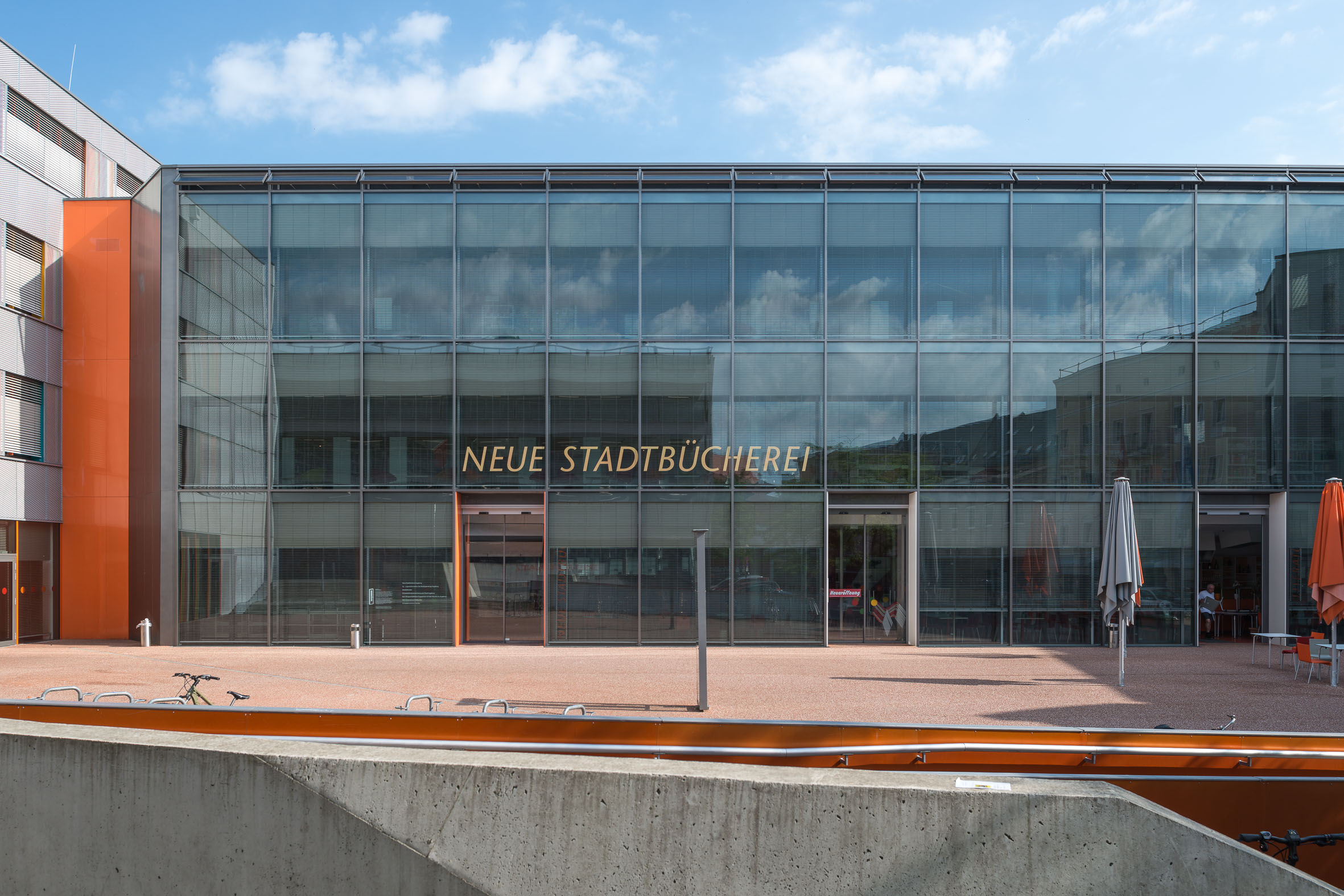 Architekturfotografie Neue Stadtbuecherei Augsburg | Gerd Schaller | BAUWERK PERSPEKTIVEN