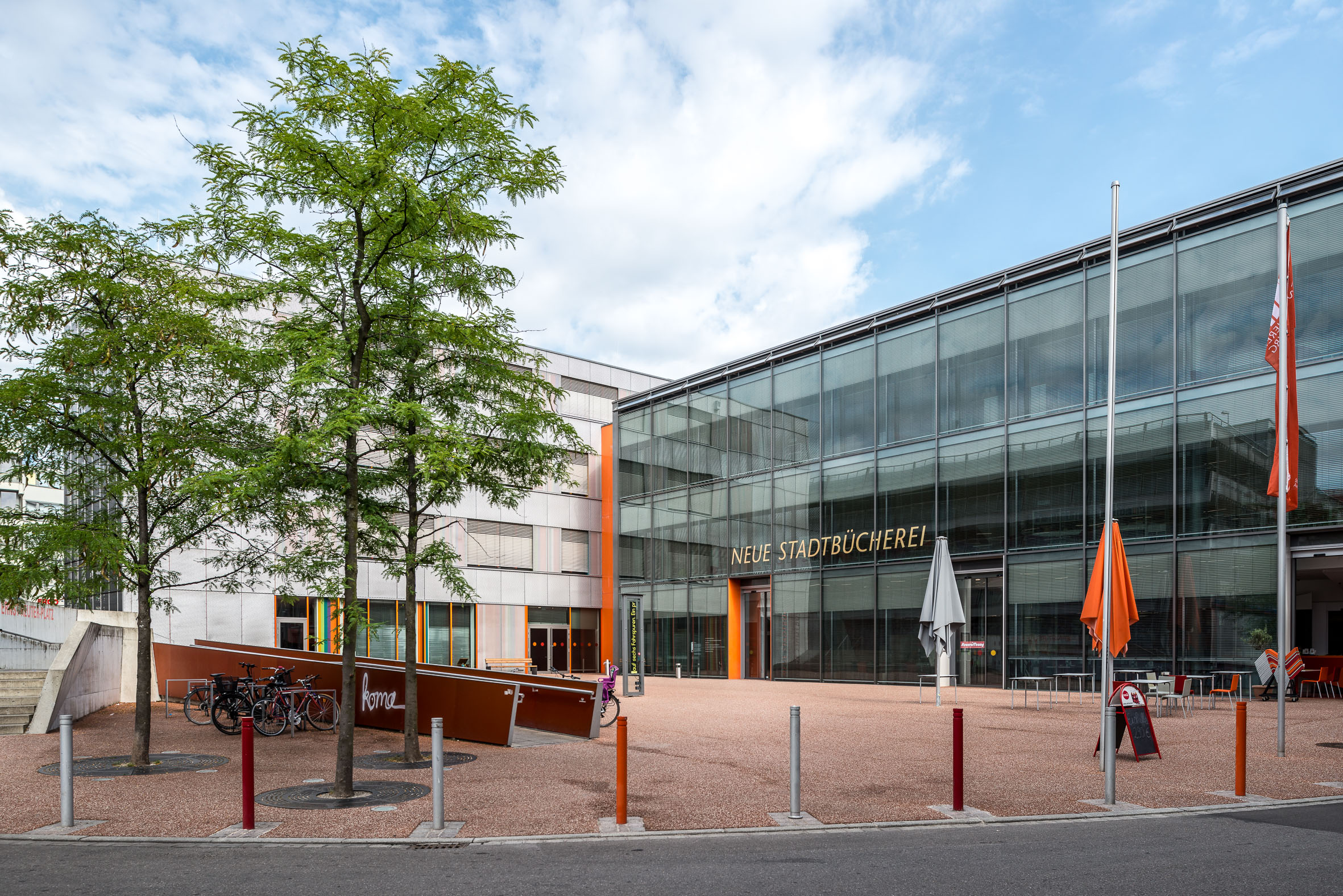 Architekturfotografie Neue Stadtbuecherei Augsburg | Gerd Schaller | BAUWERK PERSPEKTIVEN