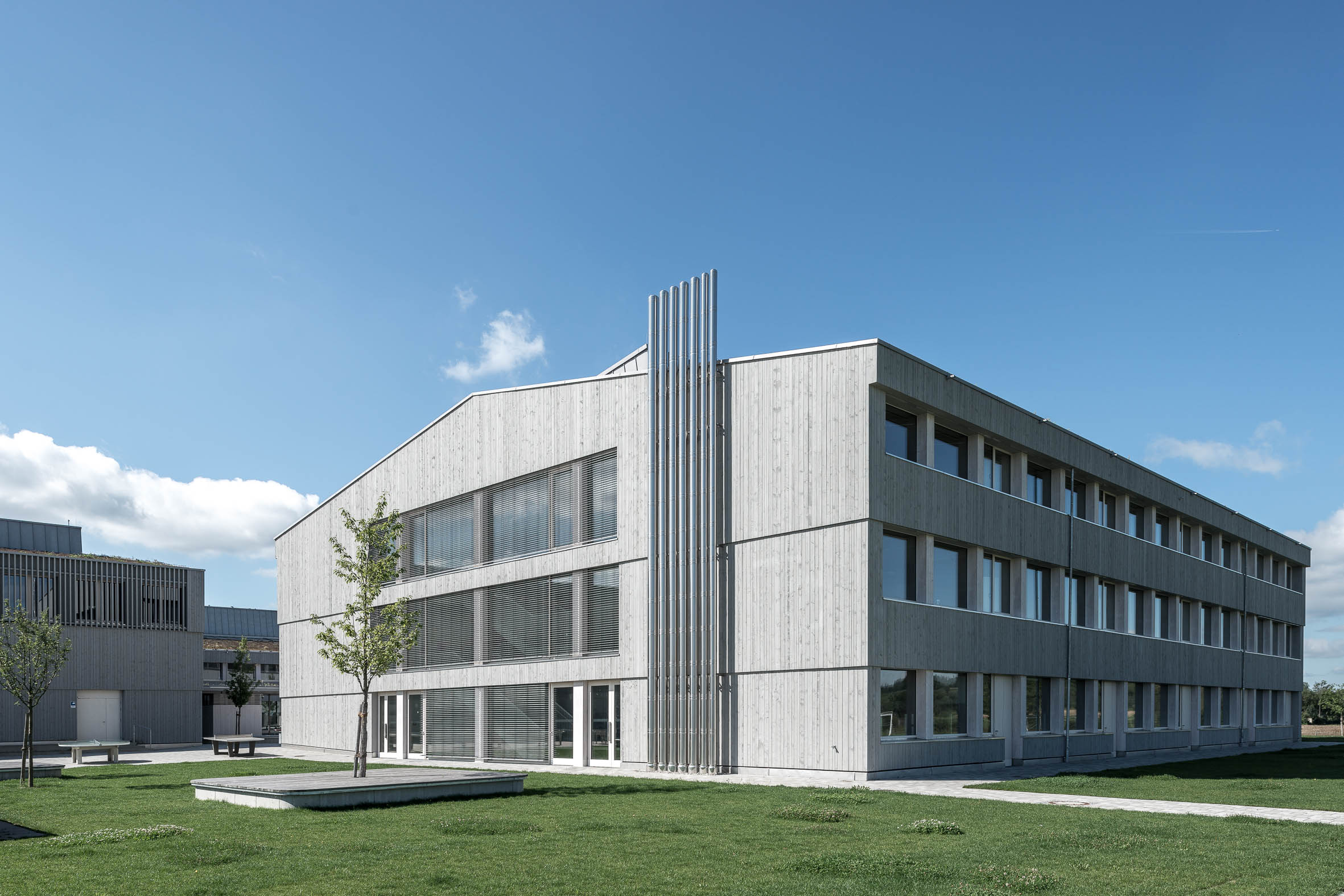 Architekturfotografie Schmuttertal Gymnasium Diedorf | Gerd Schaller | BAUWERK PERSPEKTIVEN