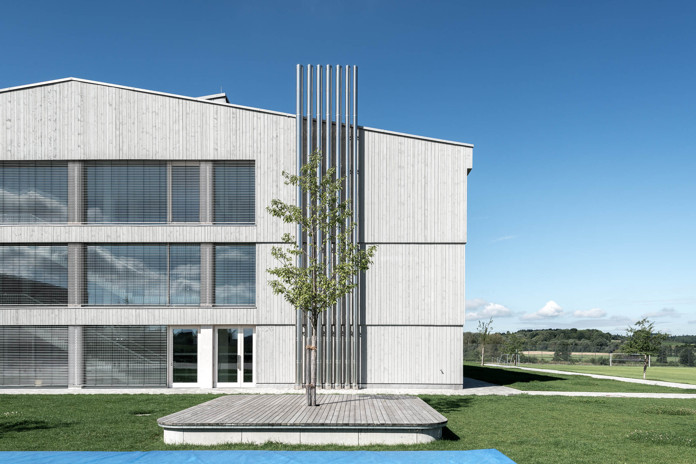 Architekturfotografie Schmuttertal Gymnasium Diedorf | Gerd Schaller | BAUWERK PERSPEKTIVEN