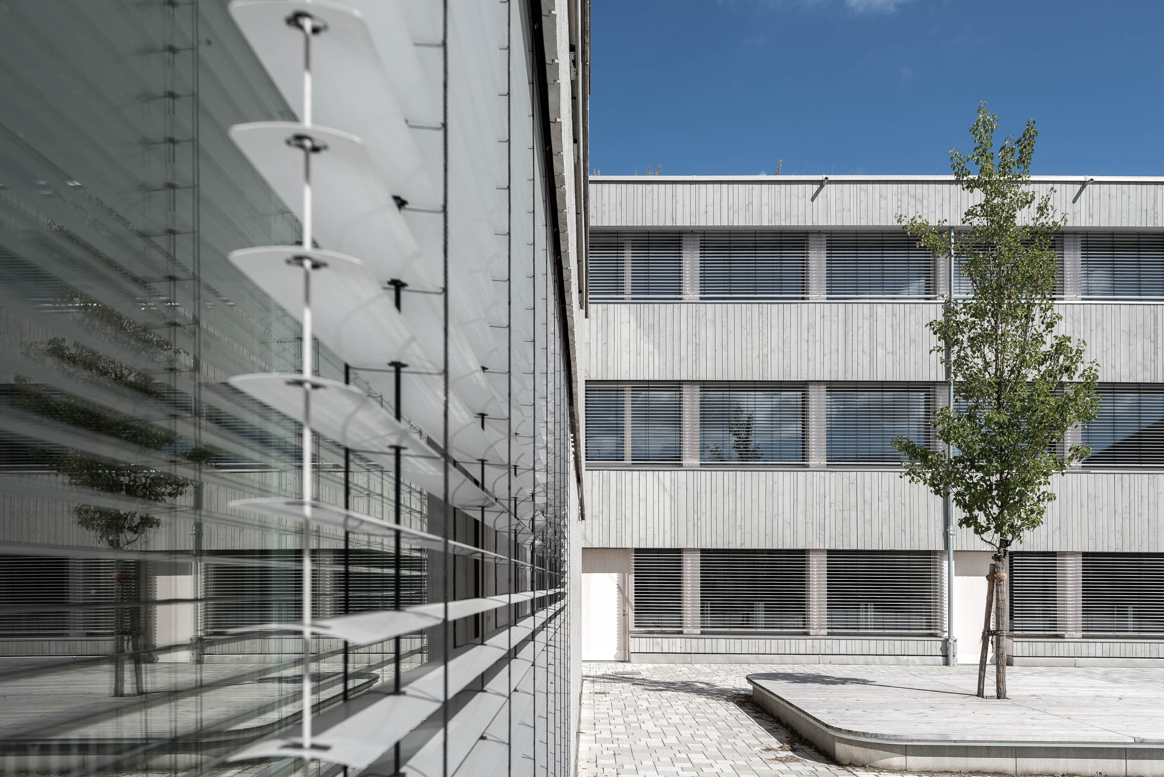Architekturfotografie Schmuttertal Gymnasium Diedorf | Gerd Schaller | BAUWERK PERSPEKTIVEN