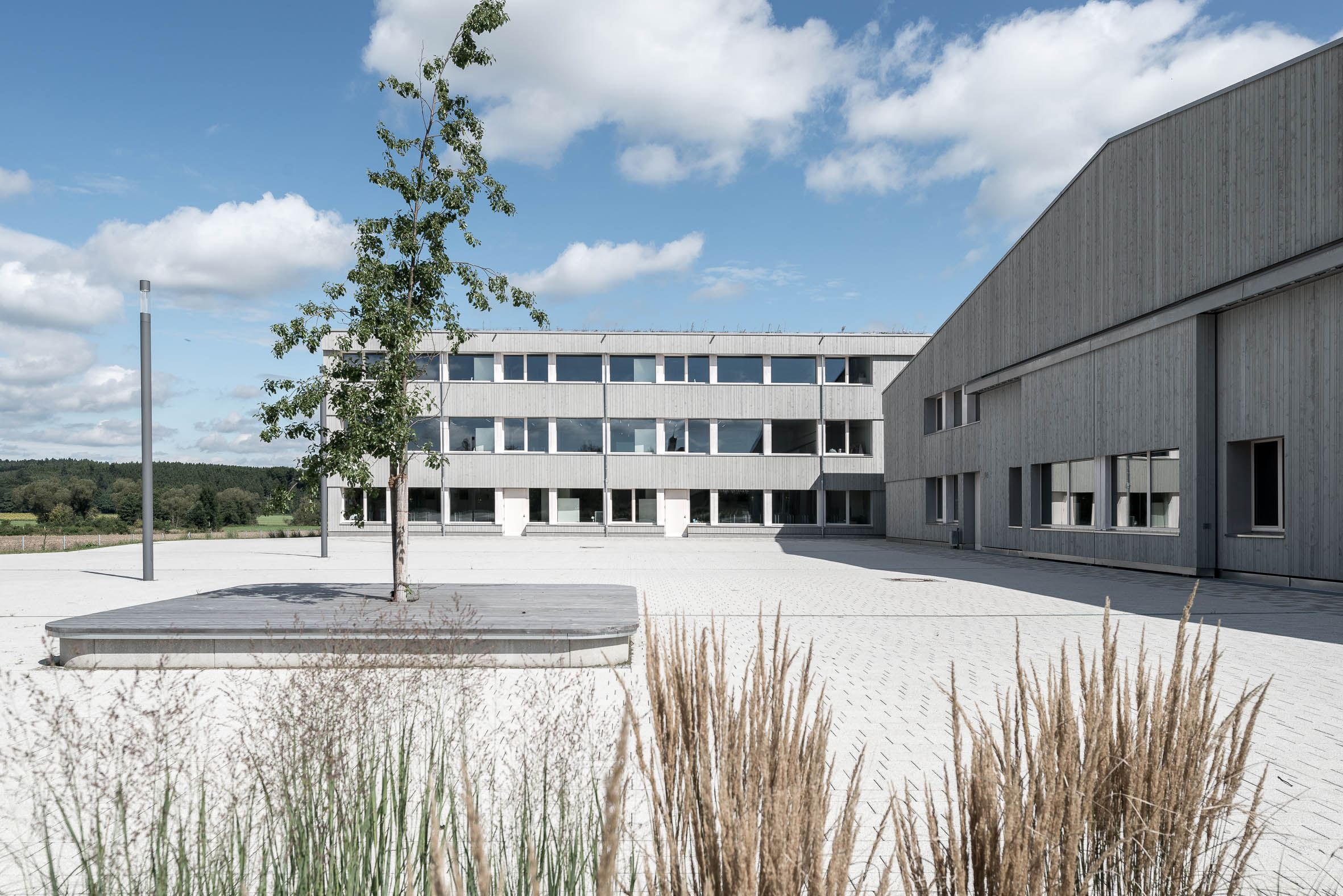 Architekturfotografie Schmuttertal Gymnasium Diedorf | Gerd Schaller | BAUWERK PERSPEKTIVEN