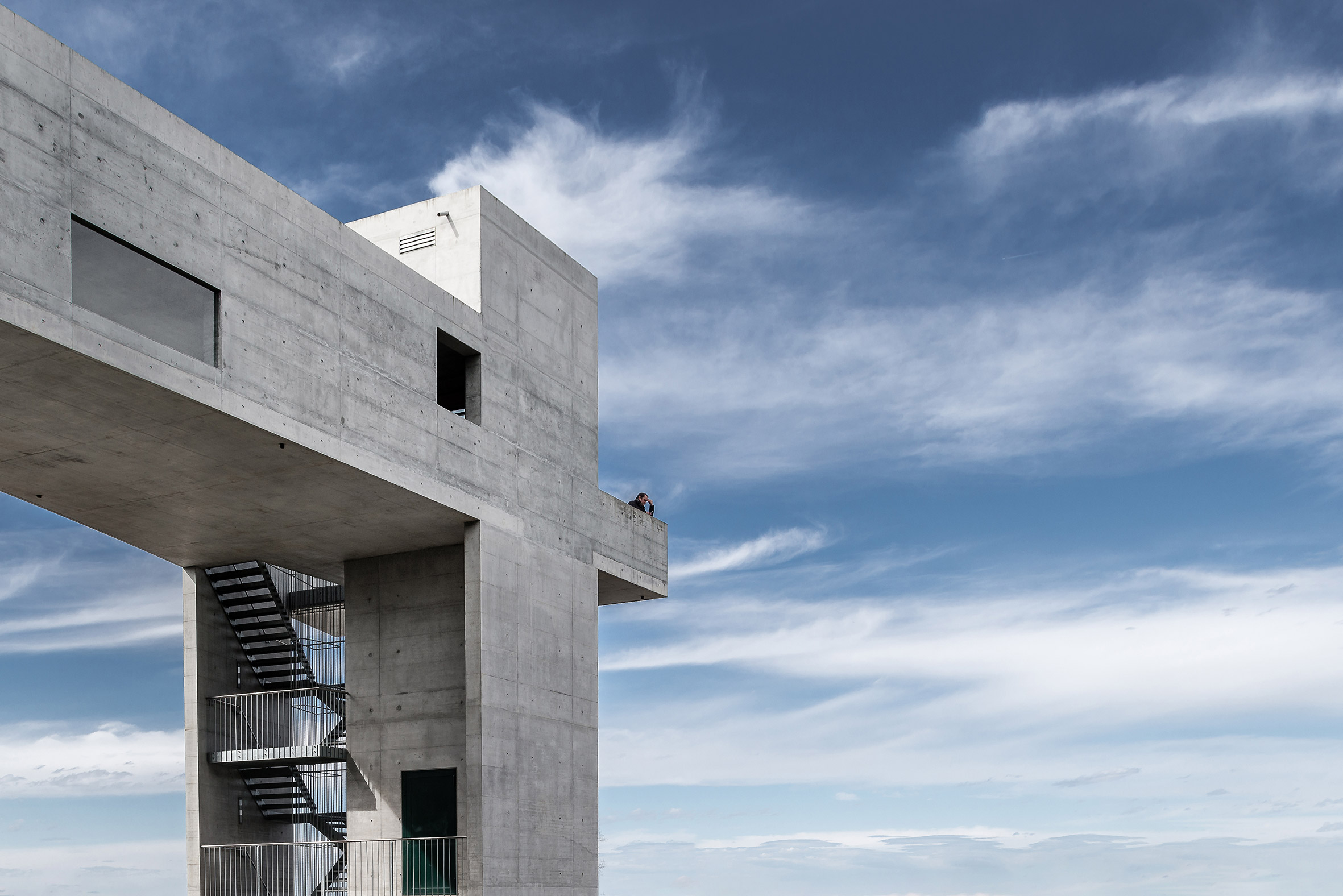 Architekturfotografie Panoramalift Treppenturm Rorschach | Gerd Schaller | BAUWERK PERSPEKTIVEN