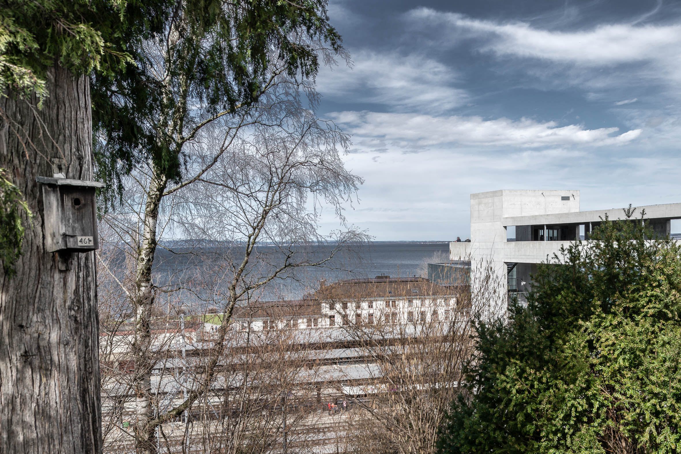 Architekturfotografie Panoramalift Treppenturm Rorschach | Gerd Schaller | BAUWERK PERSPEKTIVEN