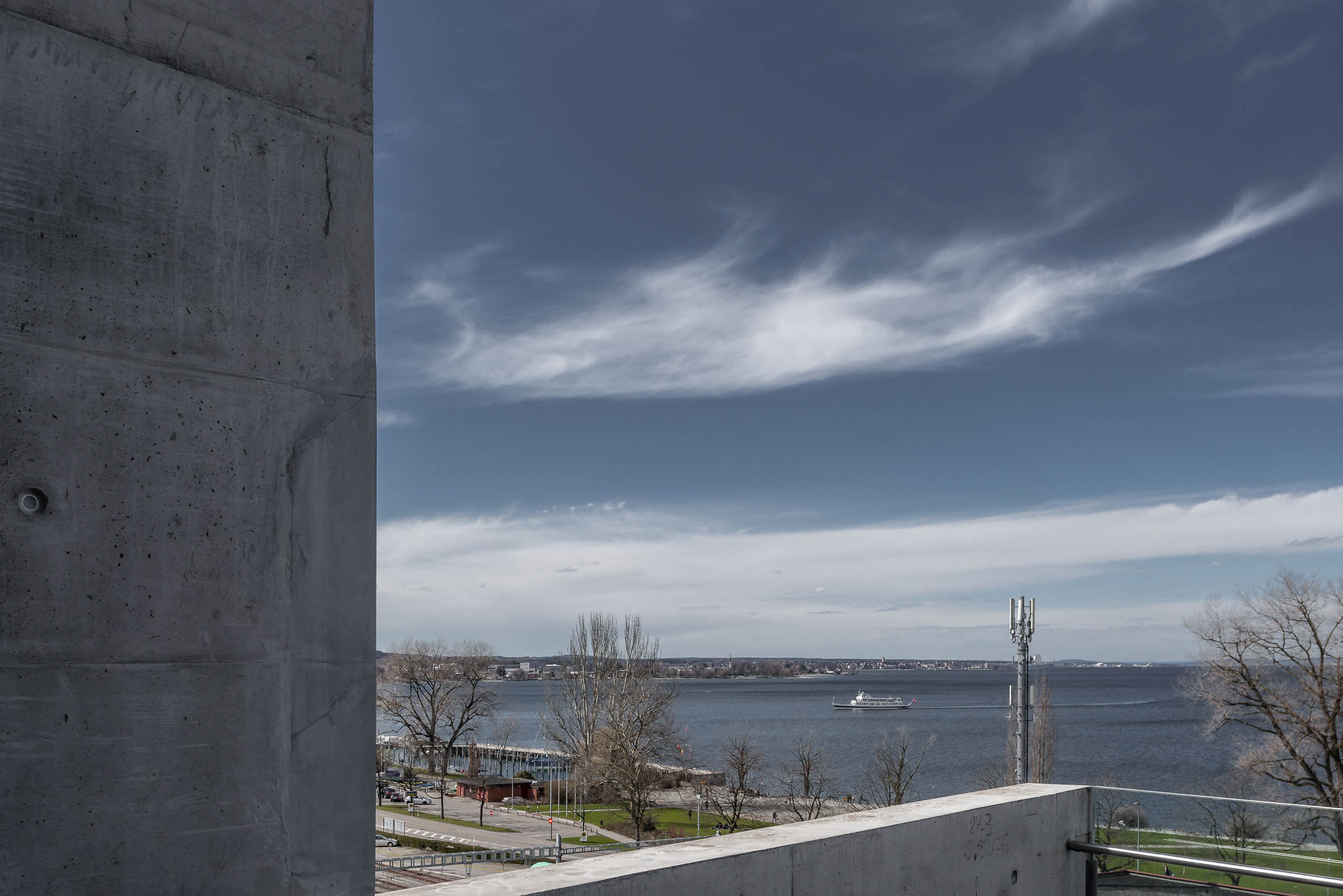 Architekturfotografie Panoramalift Treppenturm Rorschach | Gerd Schaller | BAUWERK PERSPEKTIVEN