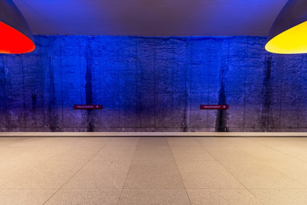 Architekturfotografie U-Bahn Station Westfriedhof München | Gerd Schaller | BAUWERK PERSPEKTIVEN