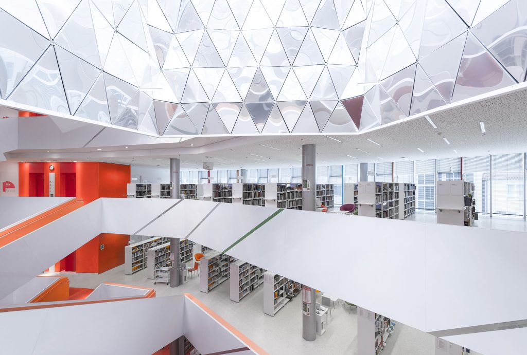 Architekturfotografie Neue Stadtbücherei Augsburg | Gerd Schaller | BAUWERK PERSPEKTIVEN