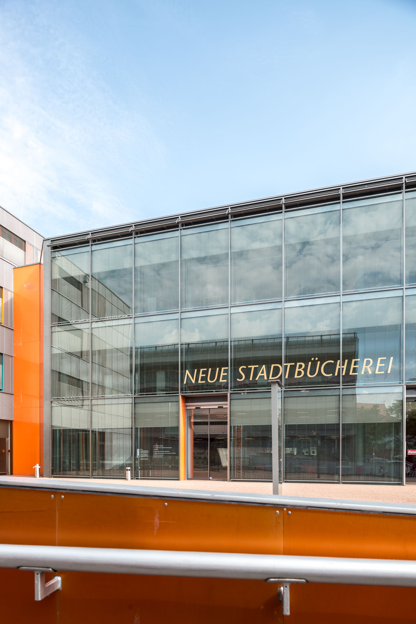 Architekturfotografie Neue Stadtbuecherei Augsburg | Gerd Schaller | BAUWERK PERSPEKTIVEN
