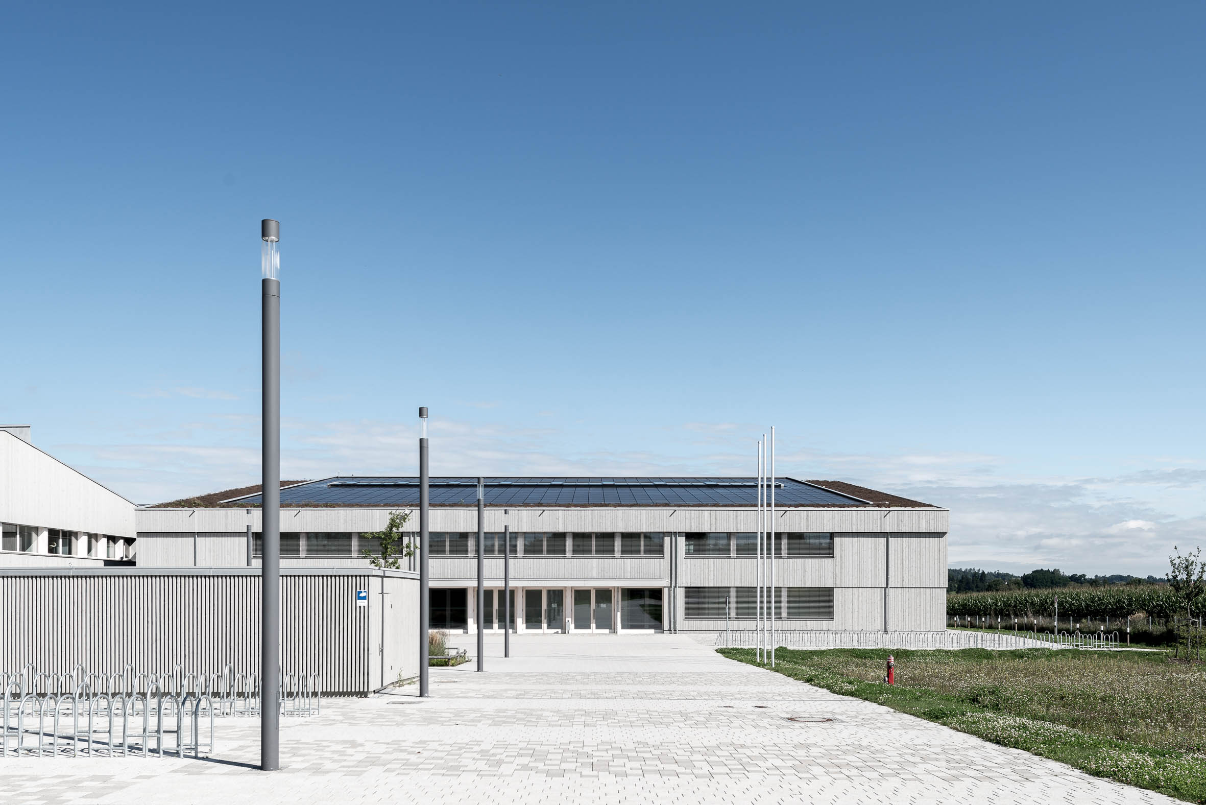 Architekturfotografie Schmuttertal Gymnasium Diedorf | Gerd Schaller | BAUWERK PERSPEKTIVEN